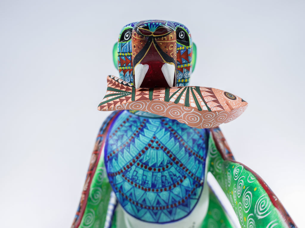 Polar Bear Alebrije Oaxacan Wood Carving