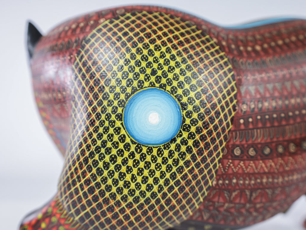 Rhino Alebrije Oaxacan Wood Carving