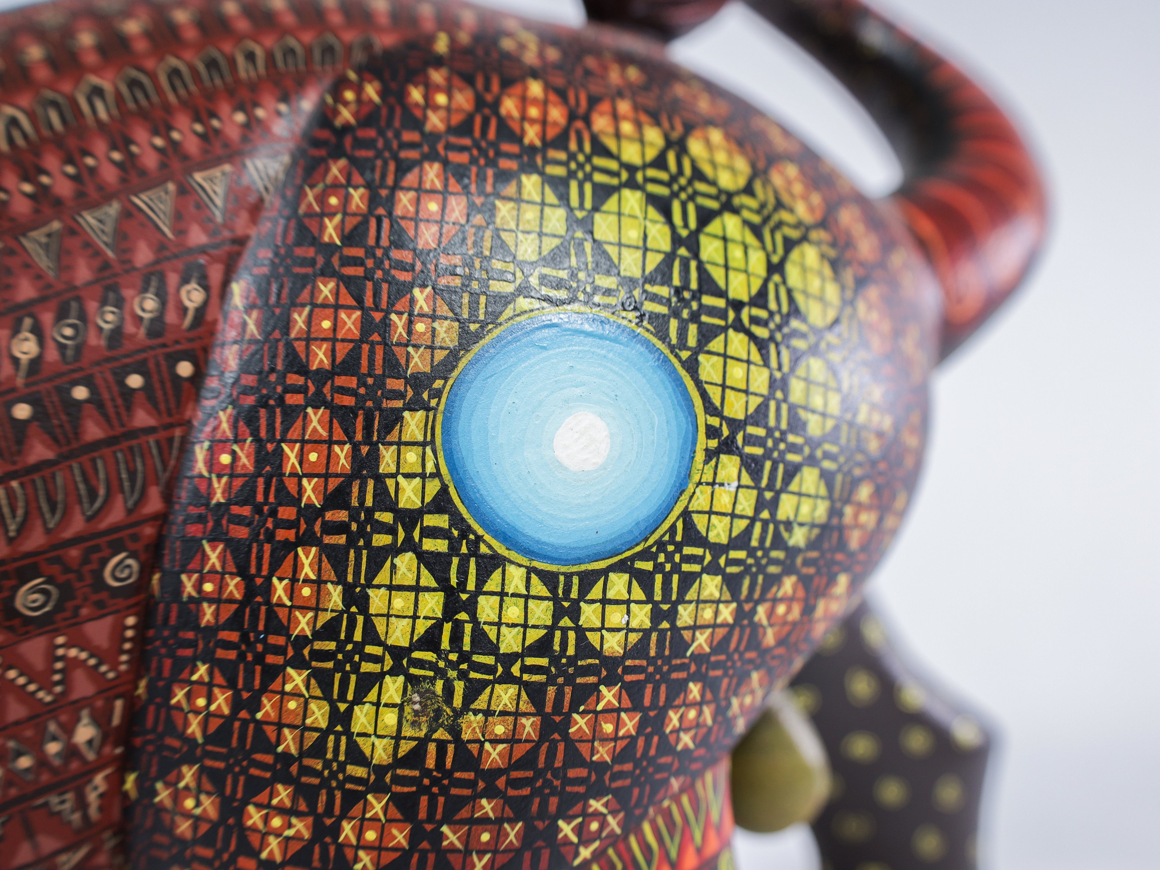 Rhino Alebrije Oaxacan Wood Carving