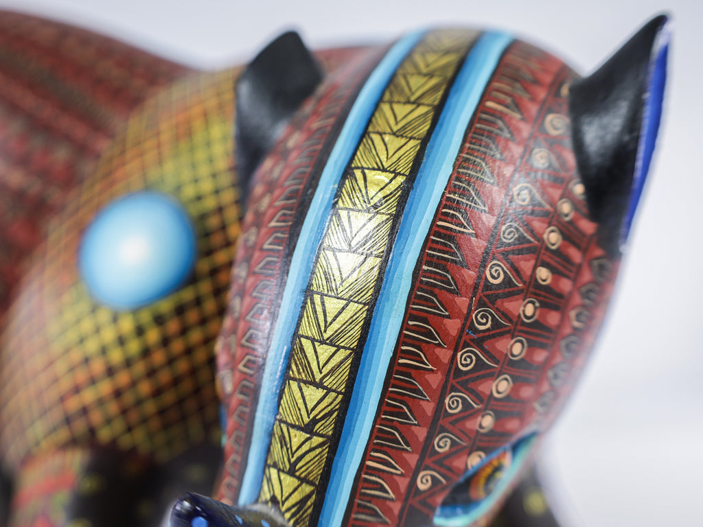 Rhino Alebrije Oaxacan Wood Carving