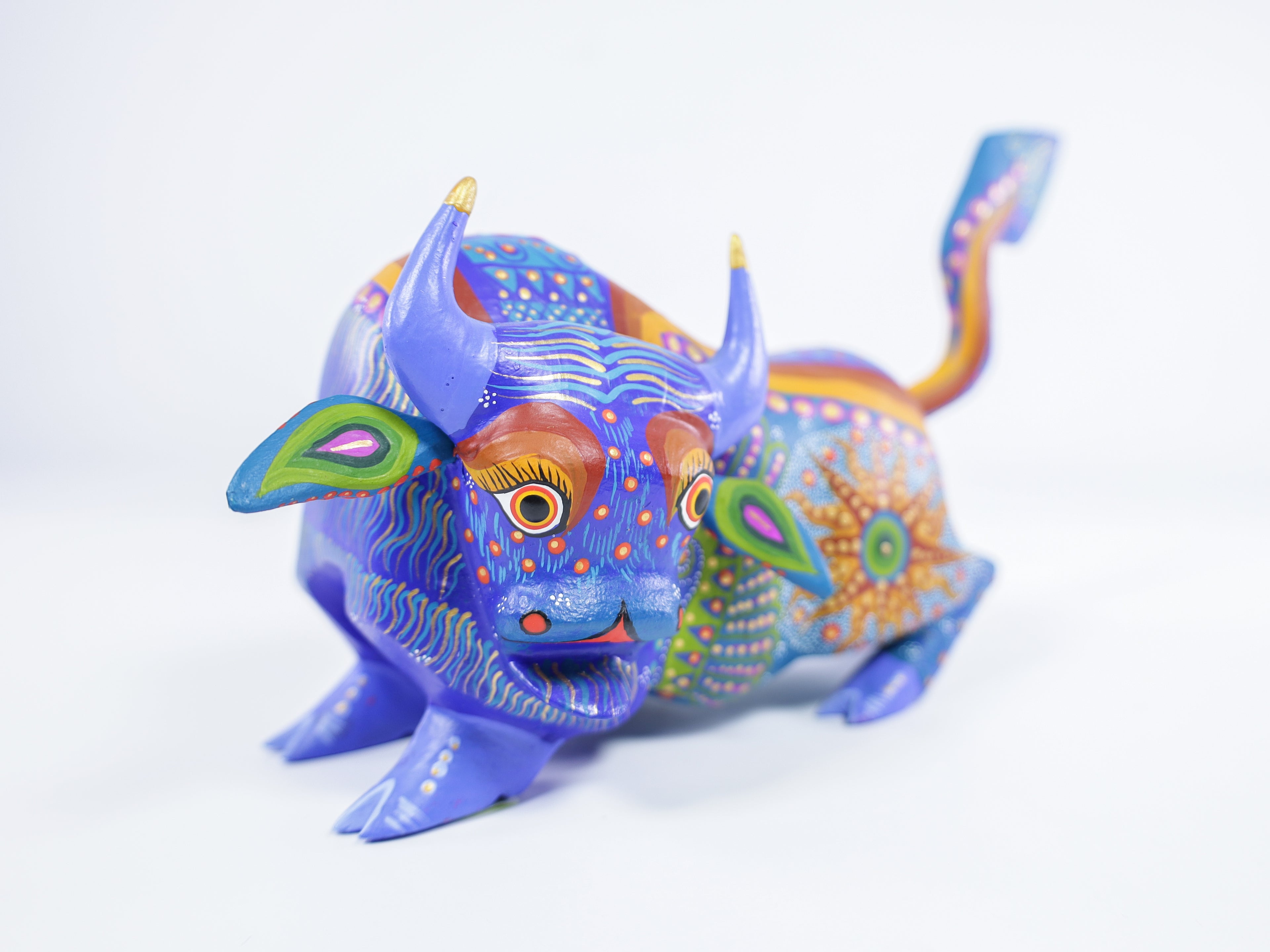 Bison Alebrije Oaxacan Wood Carving