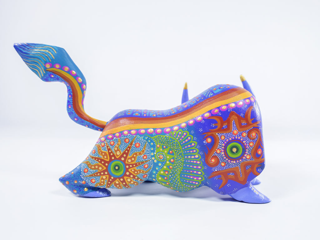 Bison Alebrije Oaxacan Wood Carving