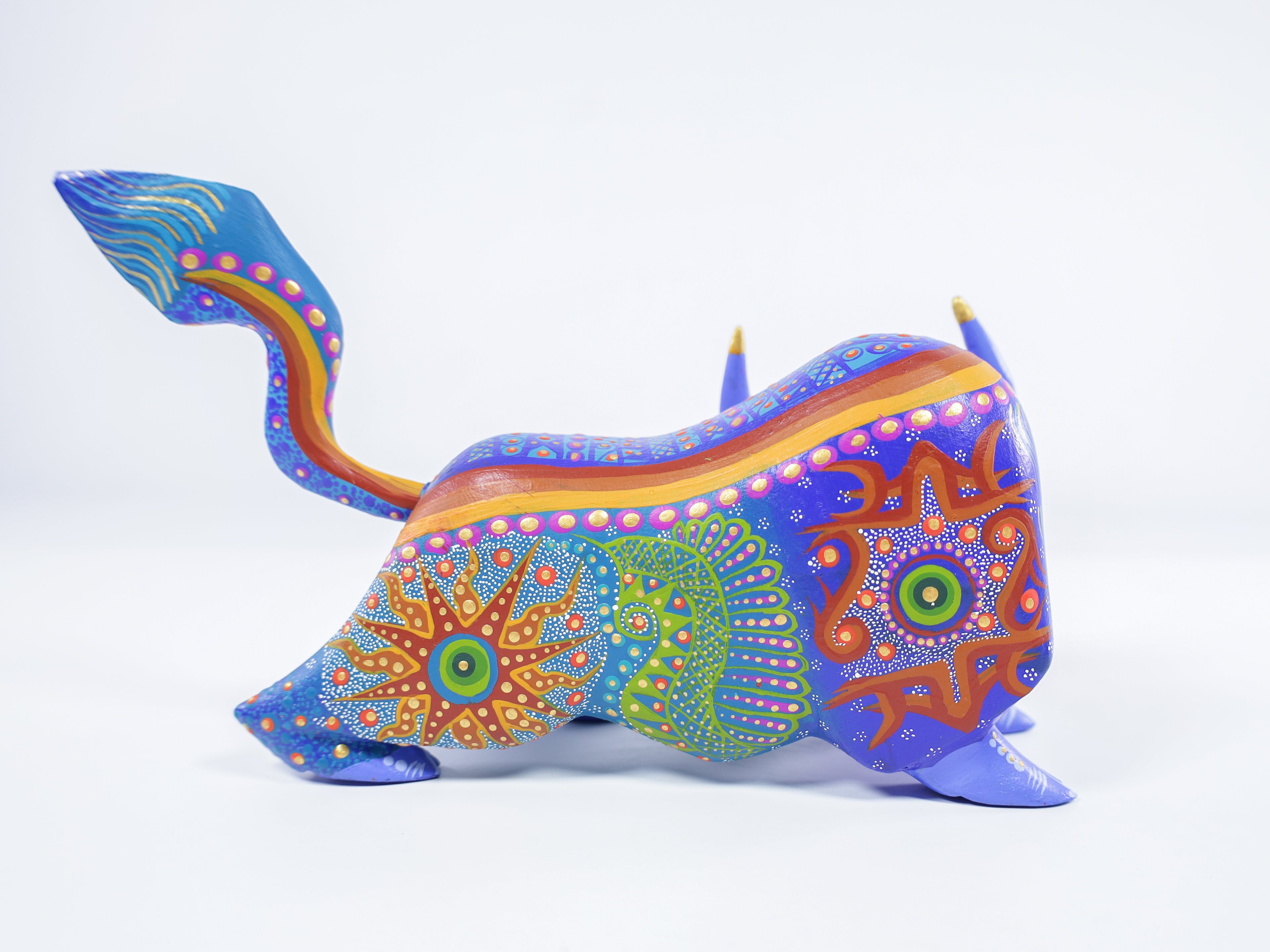 Bison Alebrije Oaxacan Wood Carving