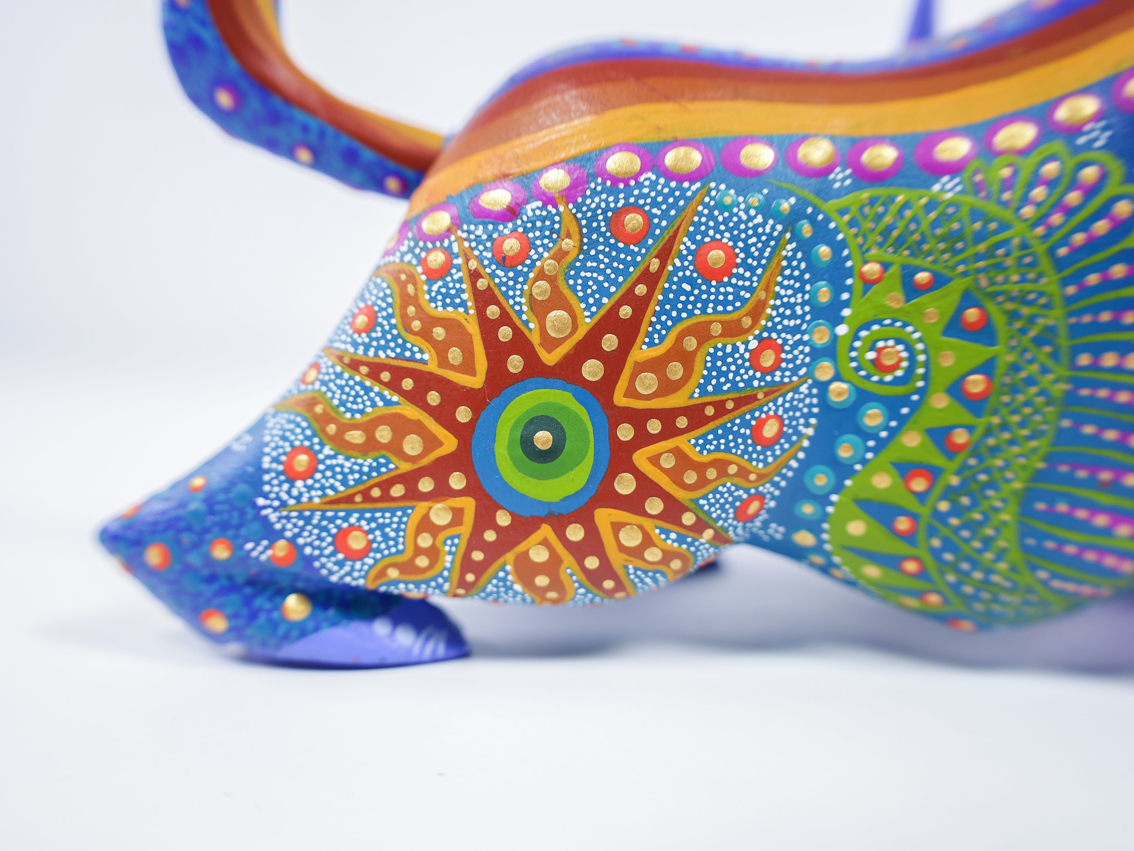 Bison Alebrije Oaxacan Wood Carving