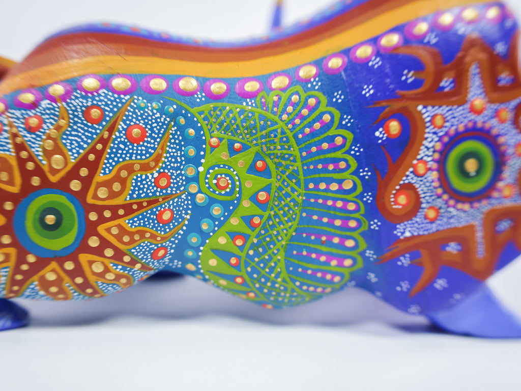 Bison Alebrije Oaxacan Wood Carving