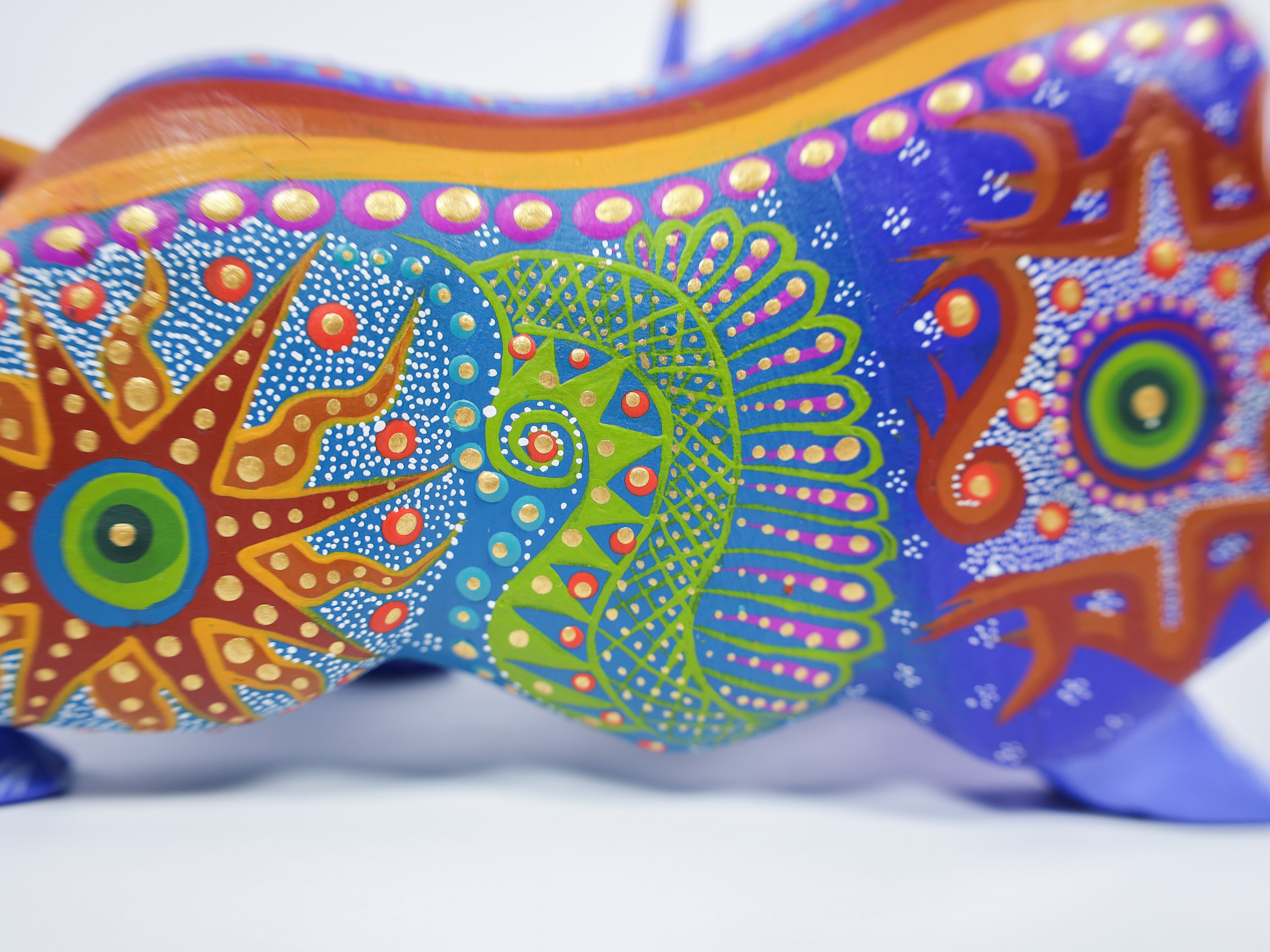 Bison Alebrije Oaxacan Wood Carving