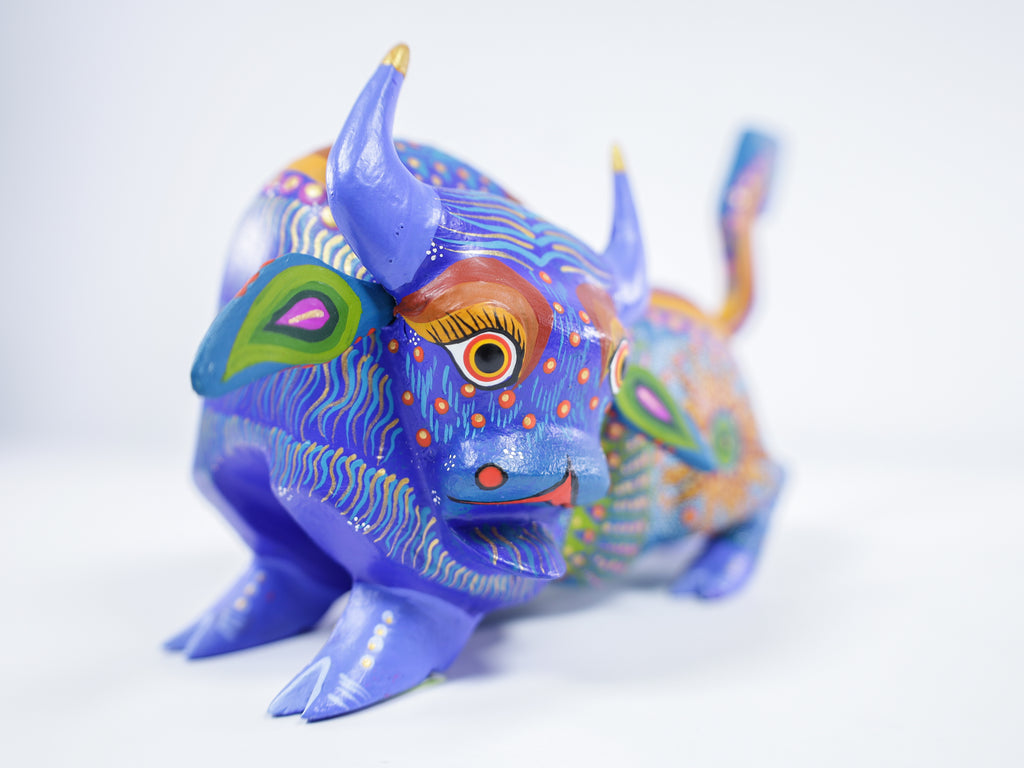 Bison Alebrije Oaxacan Wood Carving