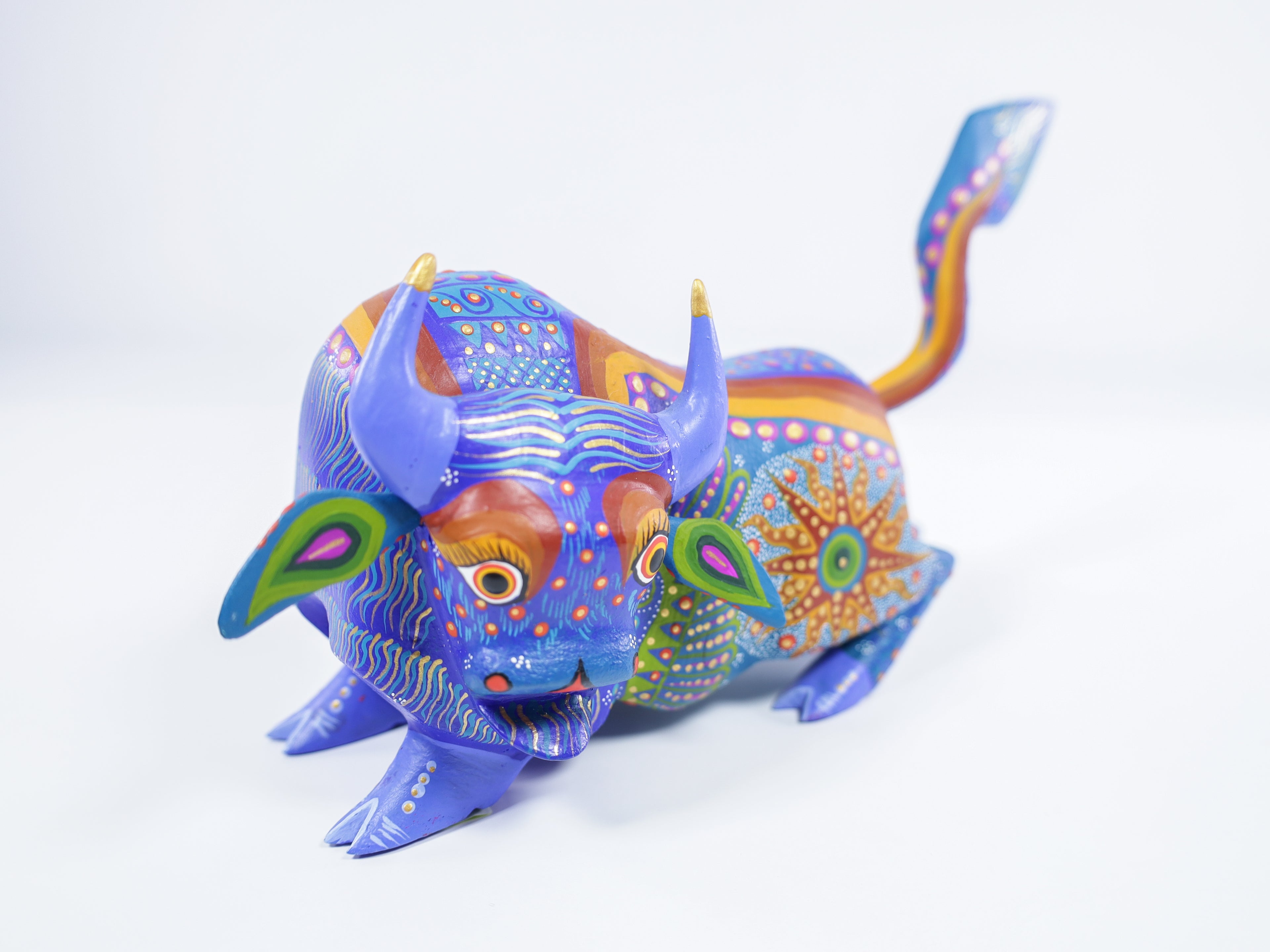 Bison Alebrije Oaxacan Wood Carving