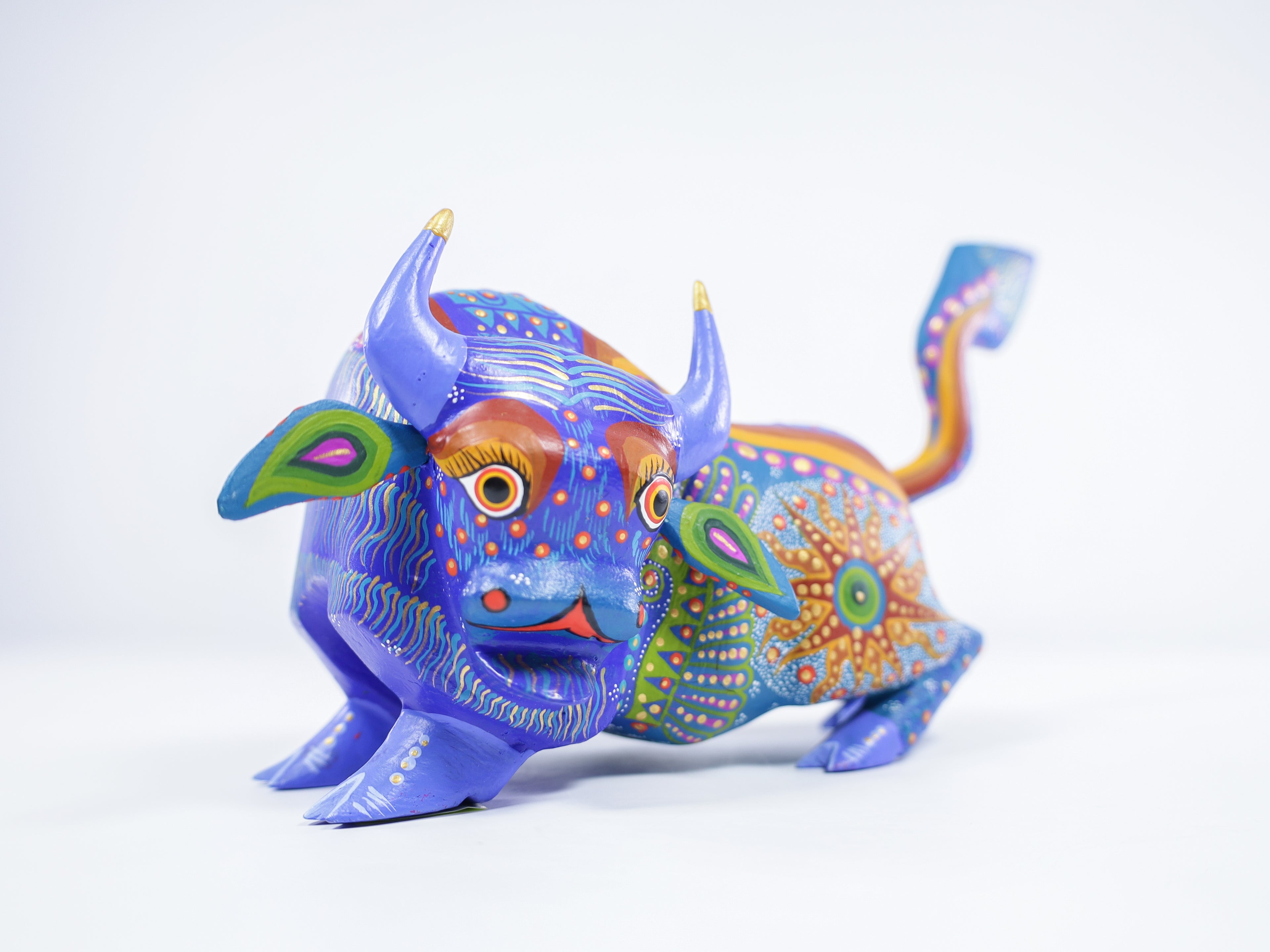 Bison Alebrije Oaxacan Wood Carving