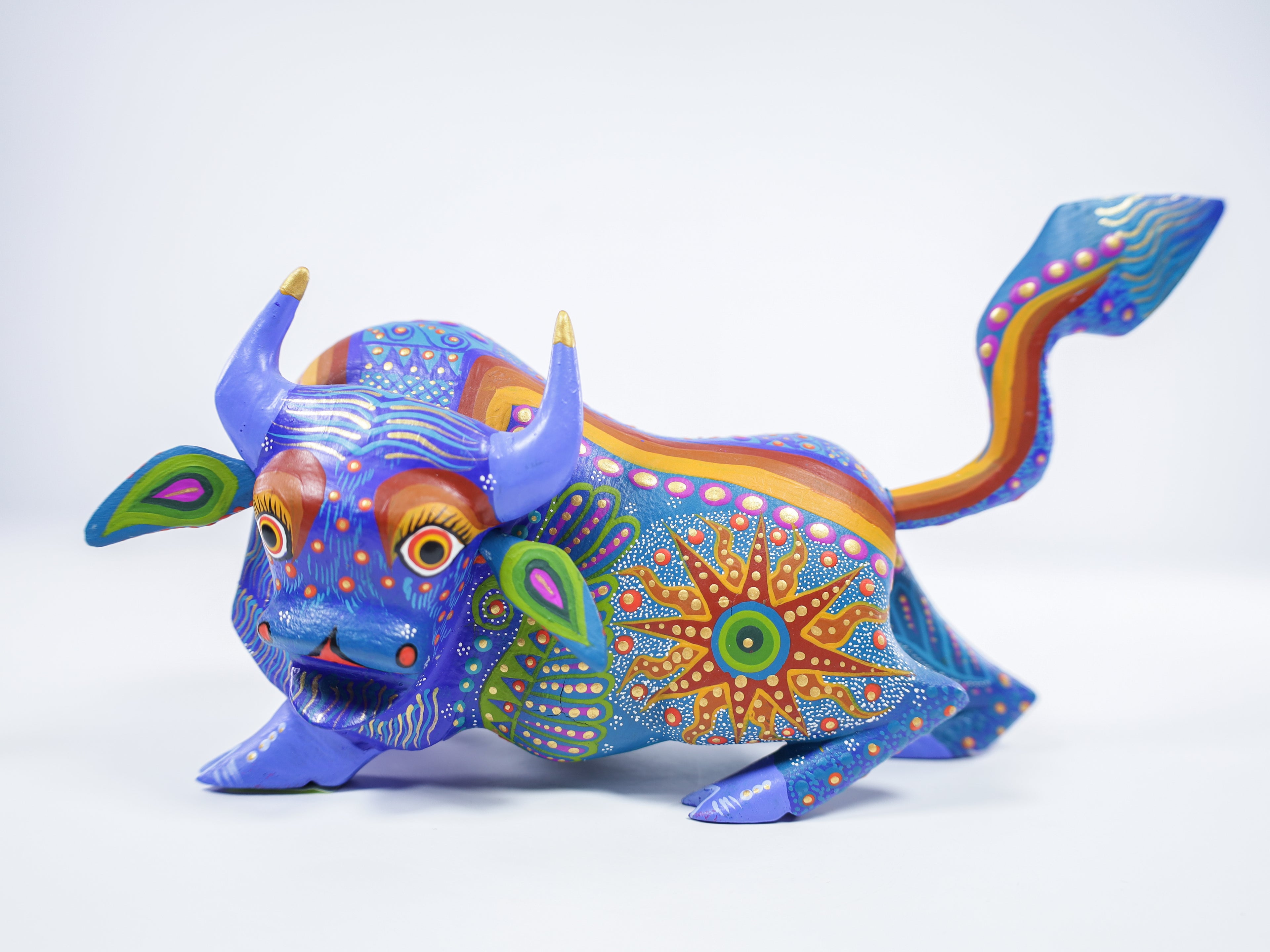 Bison Alebrije Oaxacan Wood Carving