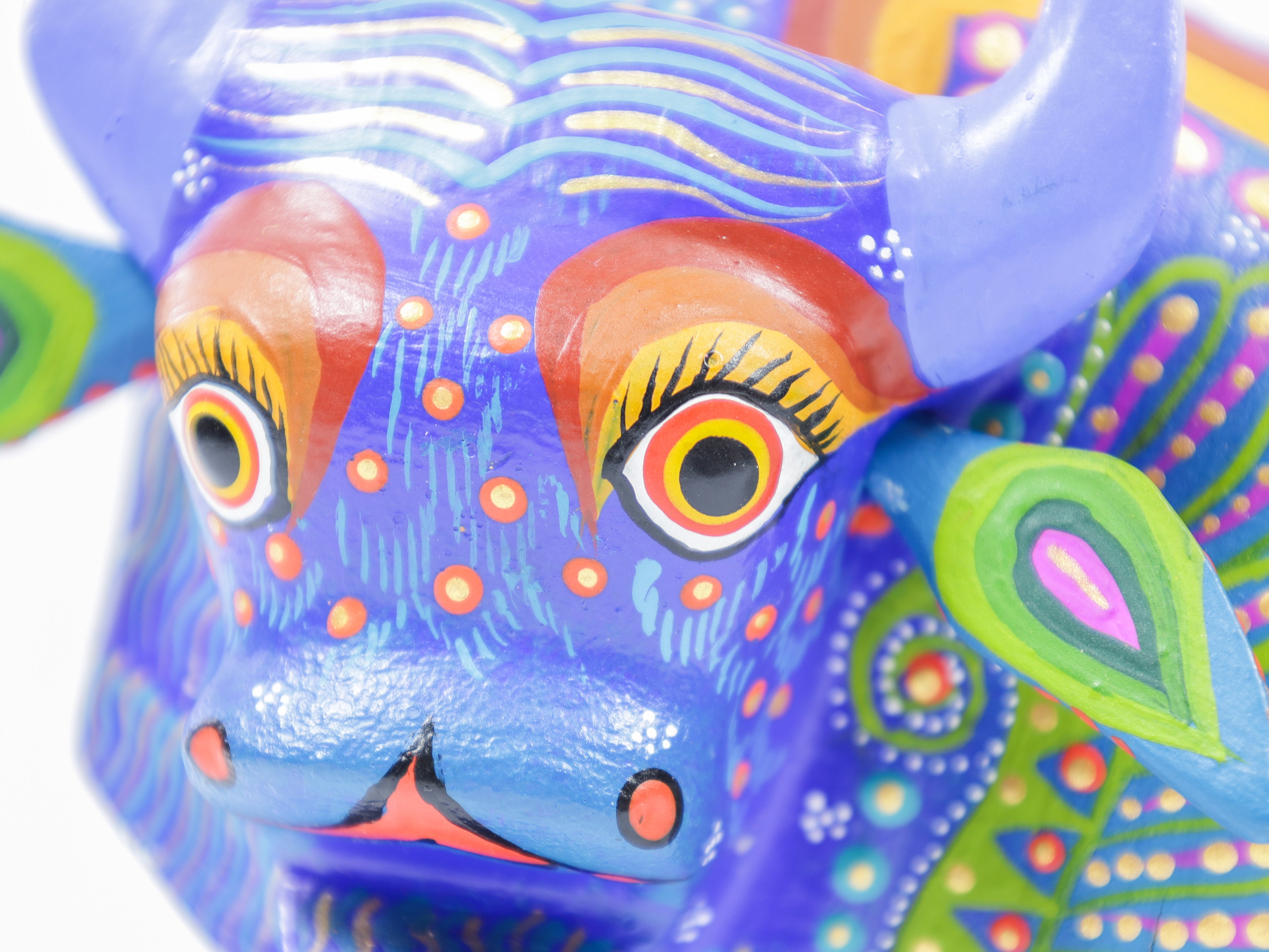Bison Alebrije Oaxacan Wood Carving