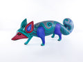 Fox Alebrije | Oaxacan Hand-Painted Copal Wood Carving | Magia Mexica