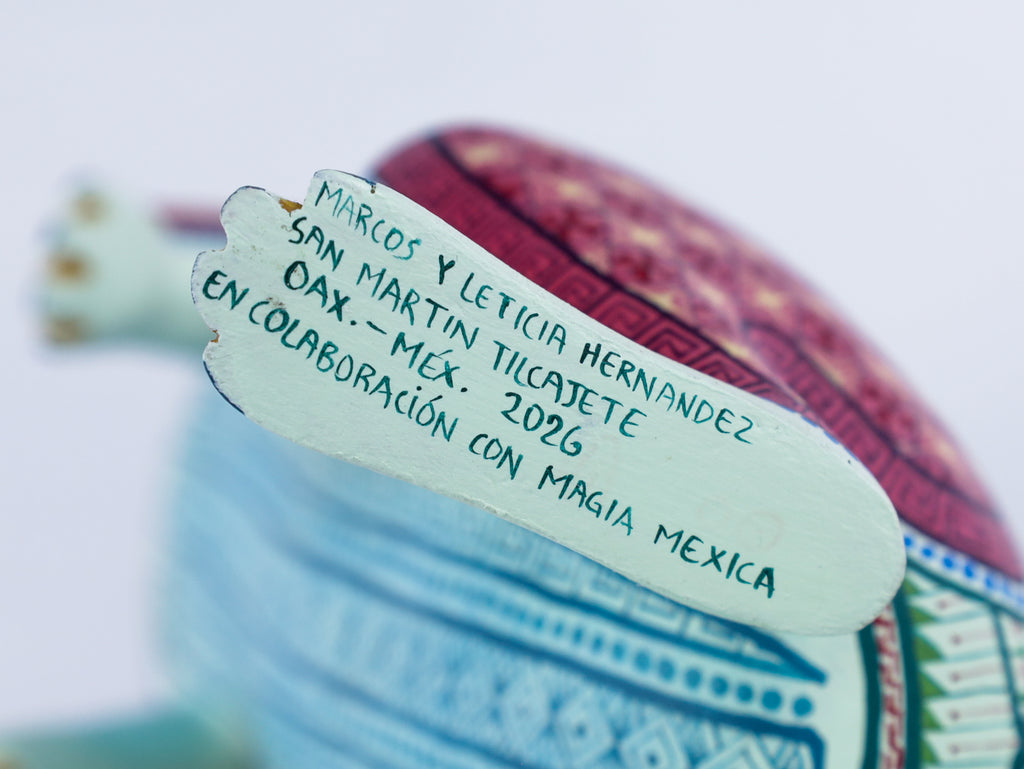 Dachshund Alebrije | Oaxacan Hand-Painted Copal Wood Carving | Magia Mexica
