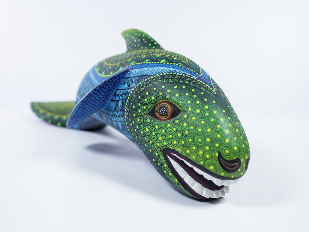 Shark Alebrije Oaxacan Wood Carving