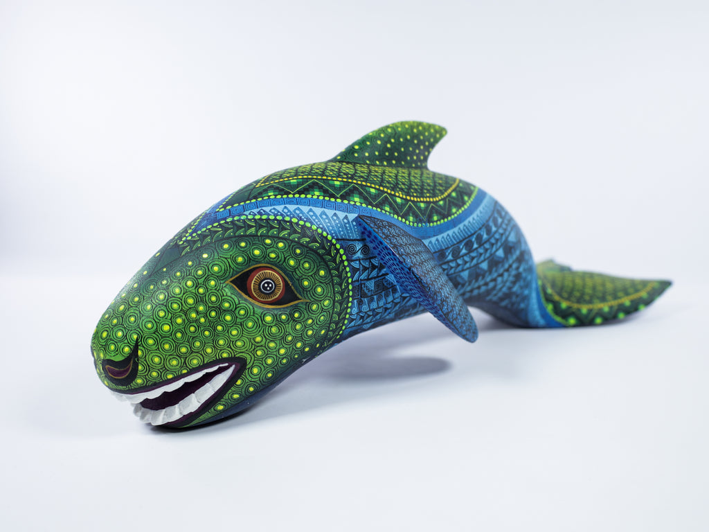 Shark Alebrije Oaxacan Wood Carving