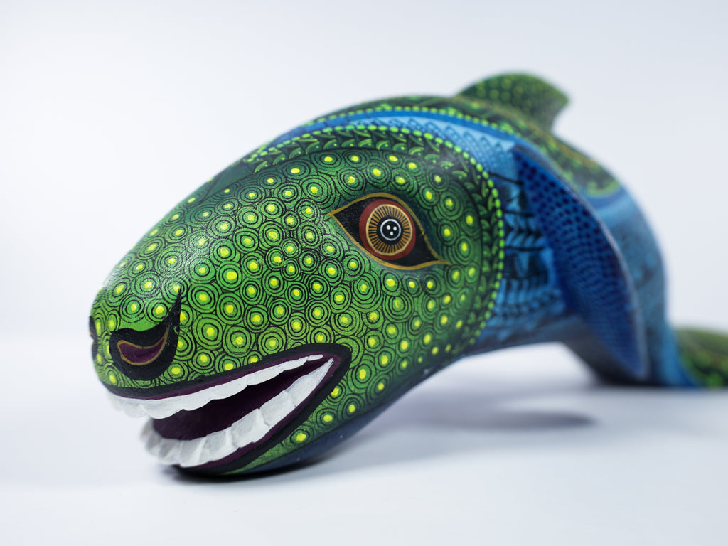 Shark Alebrije Oaxacan Wood Carving