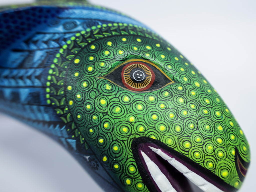 Shark Alebrije Oaxacan Wood Carving