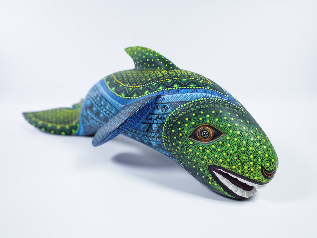 Shark Alebrije Oaxacan Wood Carving