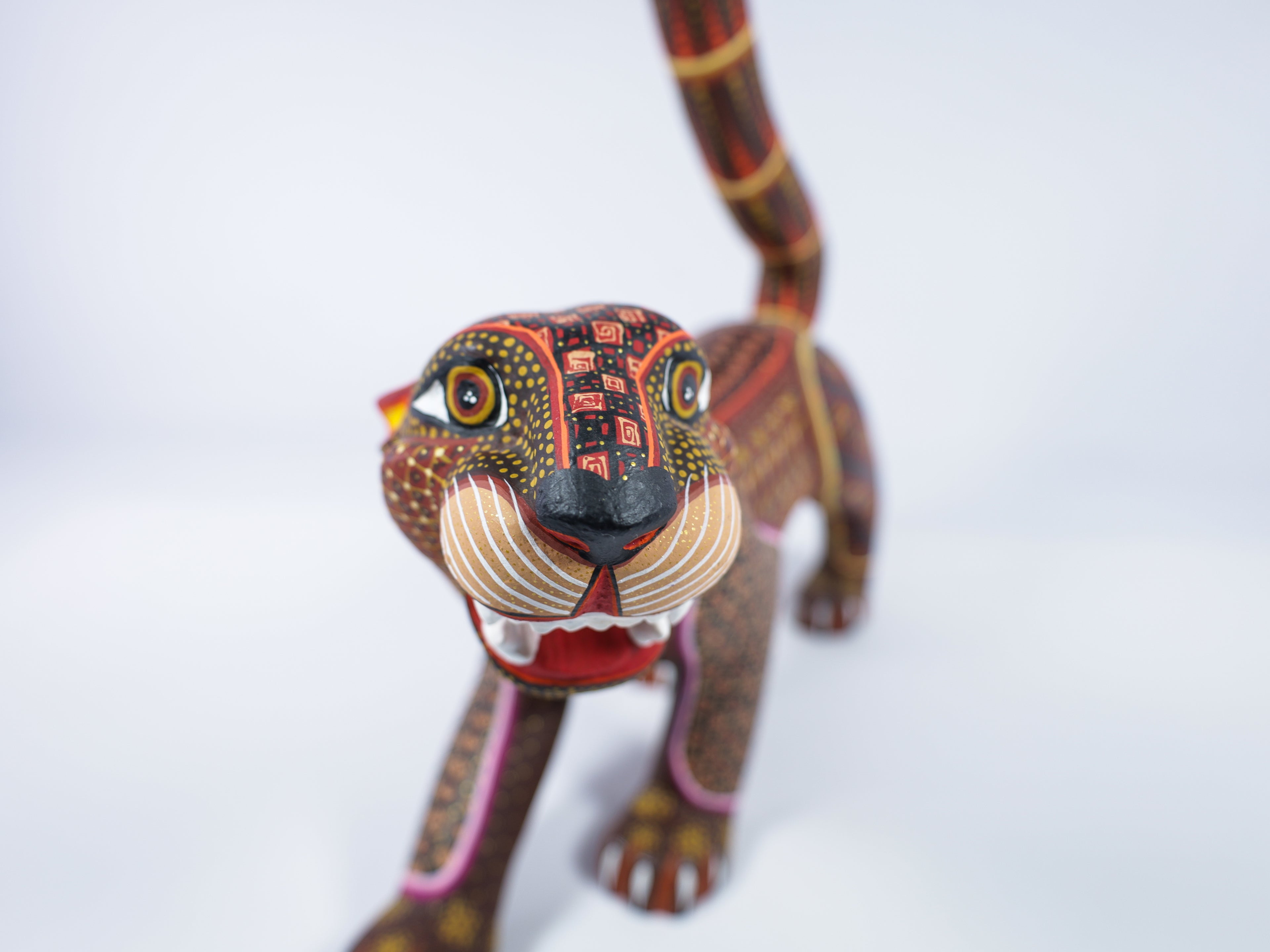Jaguar Alebrije Oaxacan Wood Carving