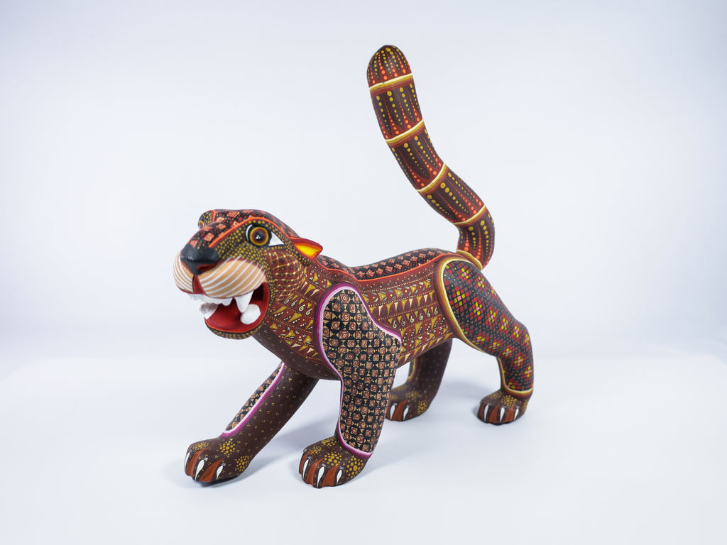 Jaguar Alebrije Oaxacan Wood Carving