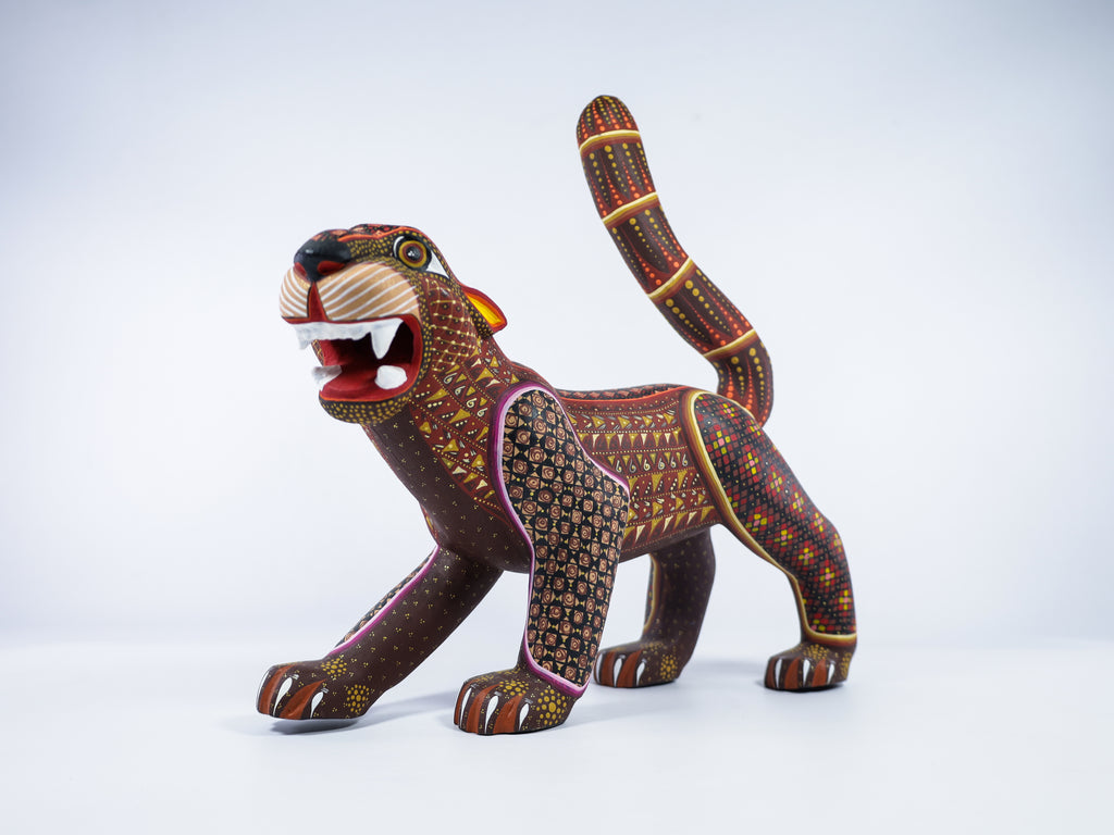 Jaguar Alebrije Oaxacan Wood Carving