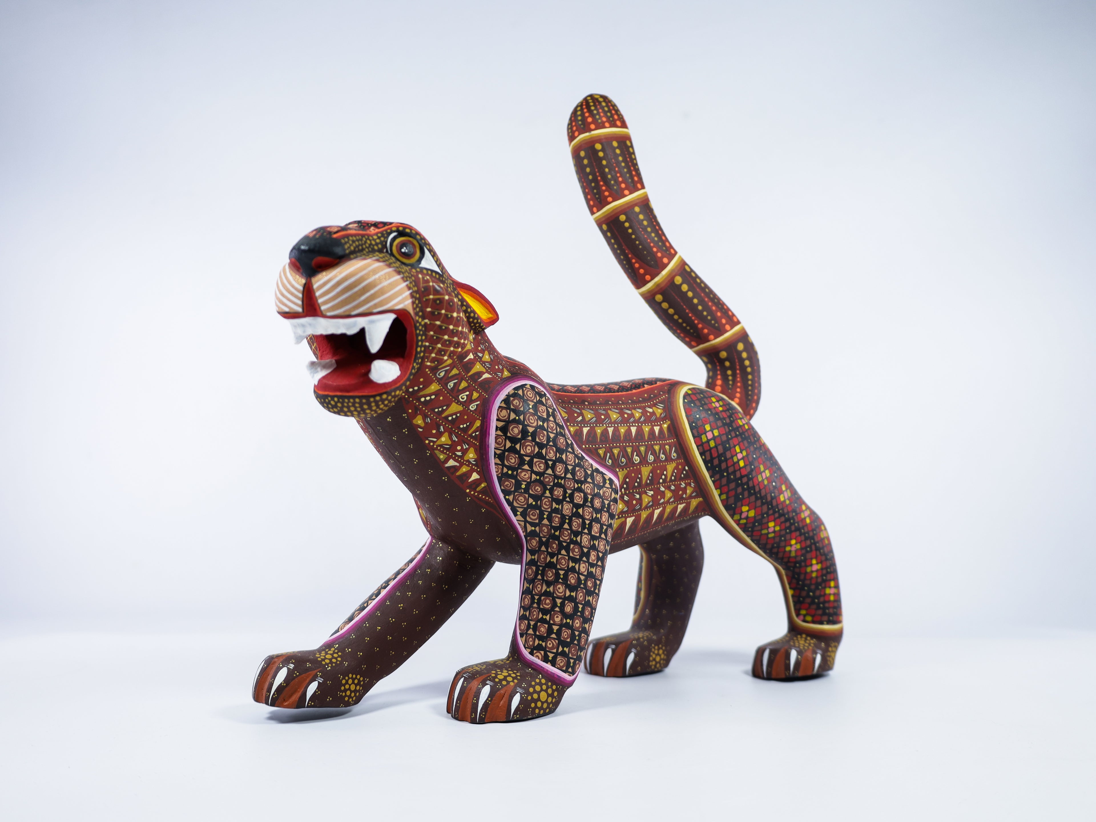 Jaguar Alebrije Oaxacan Wood Carving