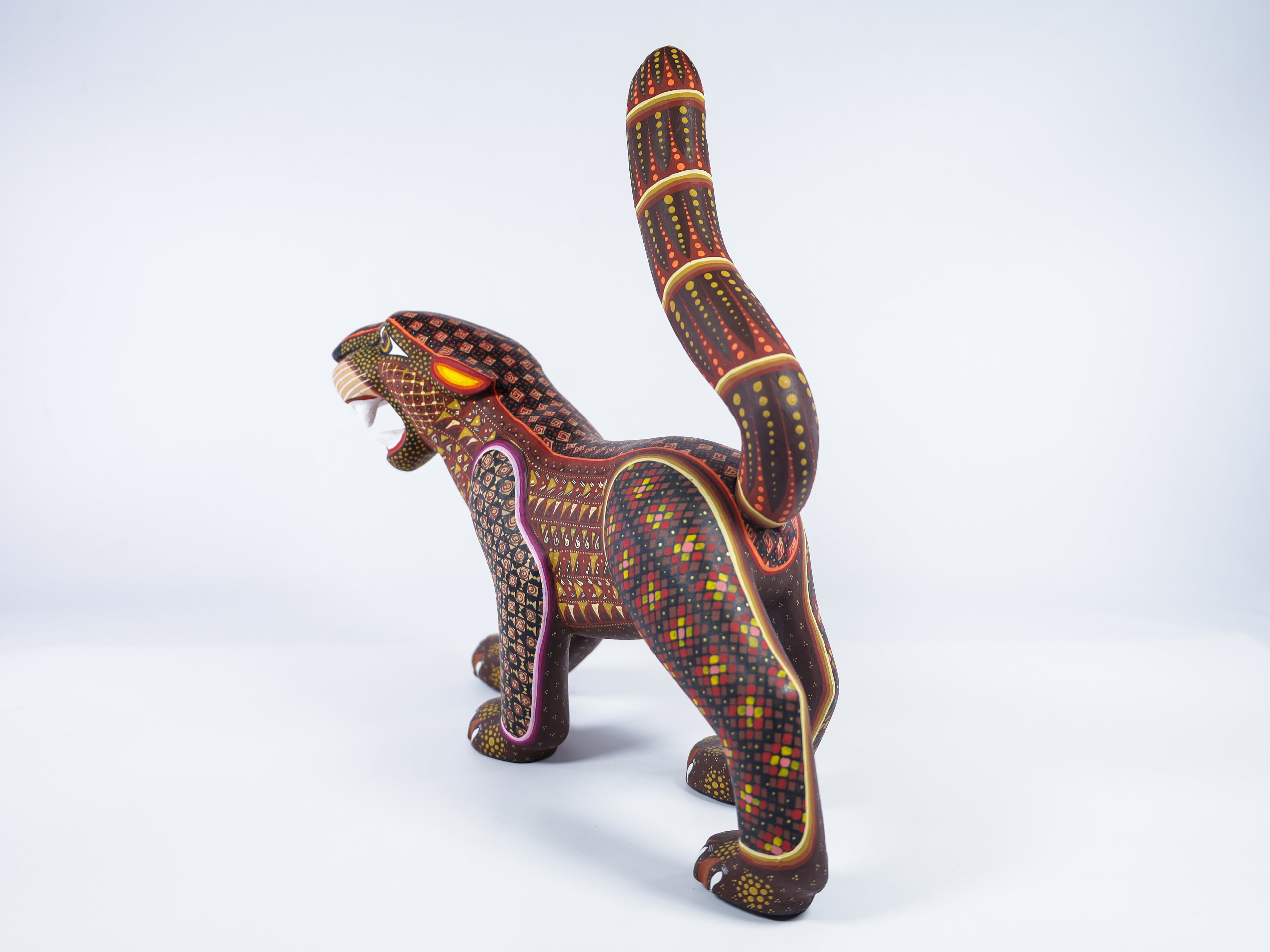 Jaguar Alebrije Oaxacan Wood Carving