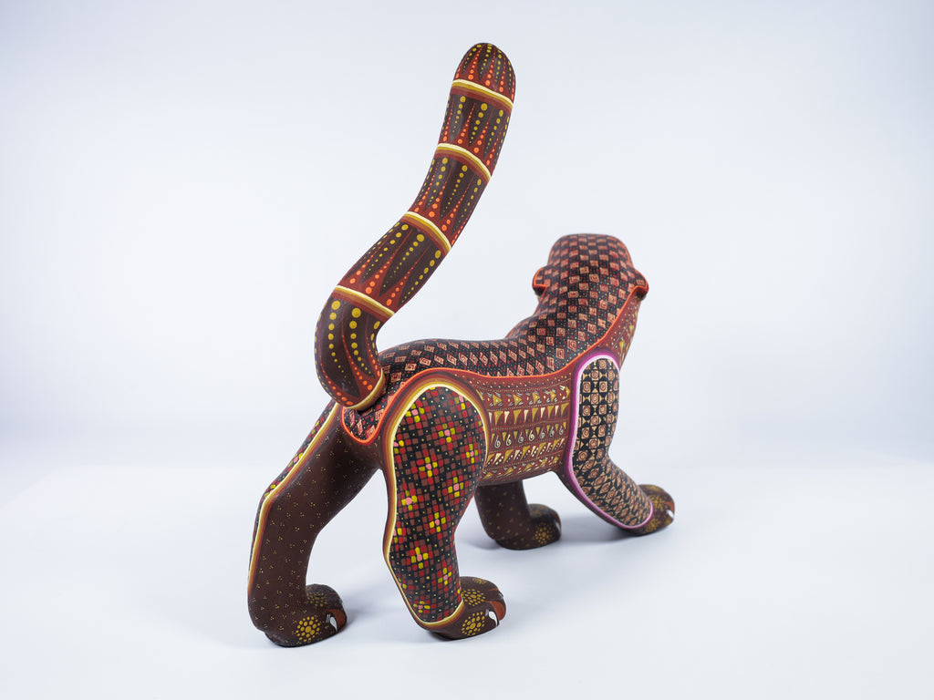 Jaguar Alebrije Oaxacan Wood Carving