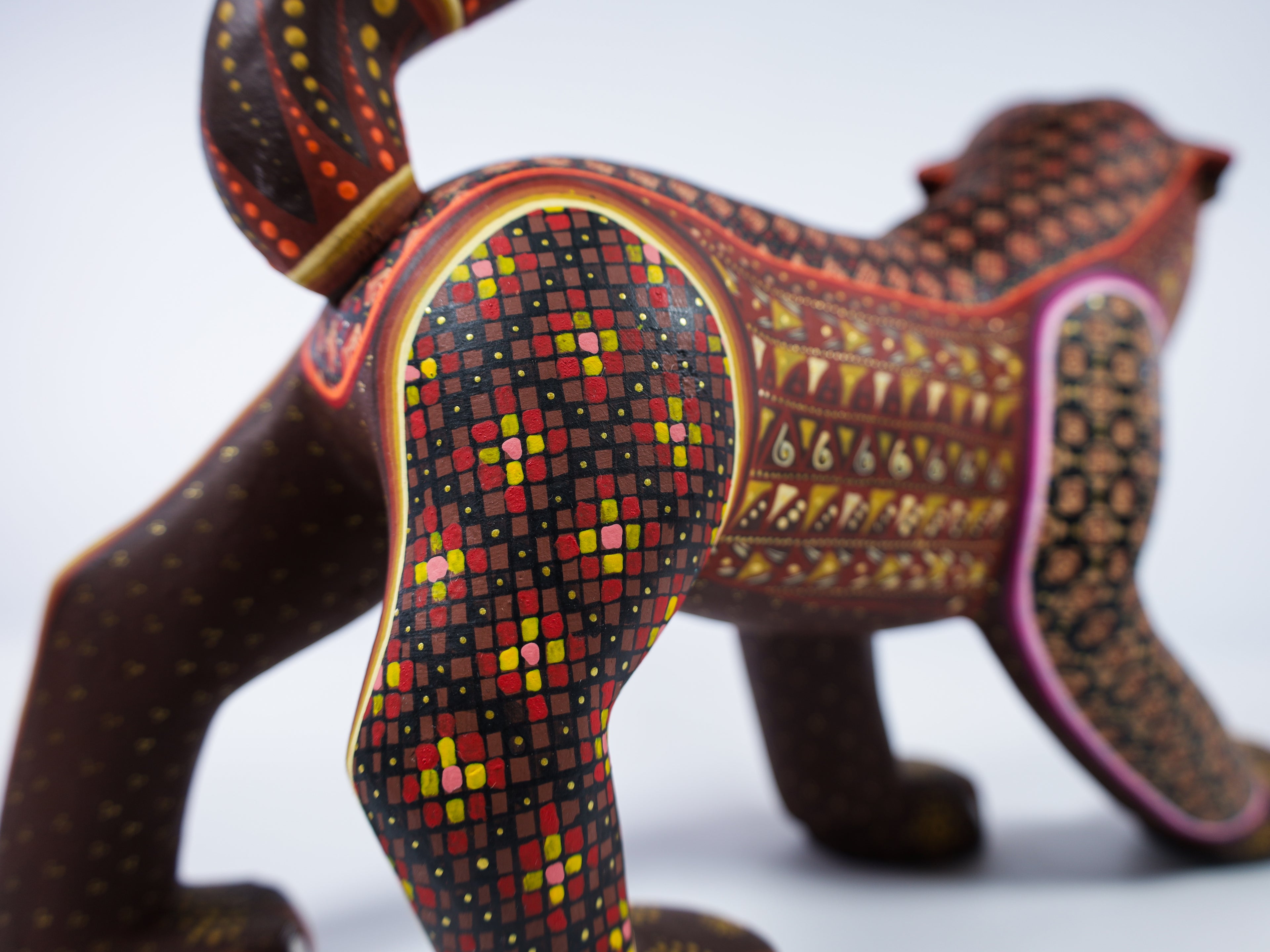 Jaguar Alebrije Oaxacan Wood Carving