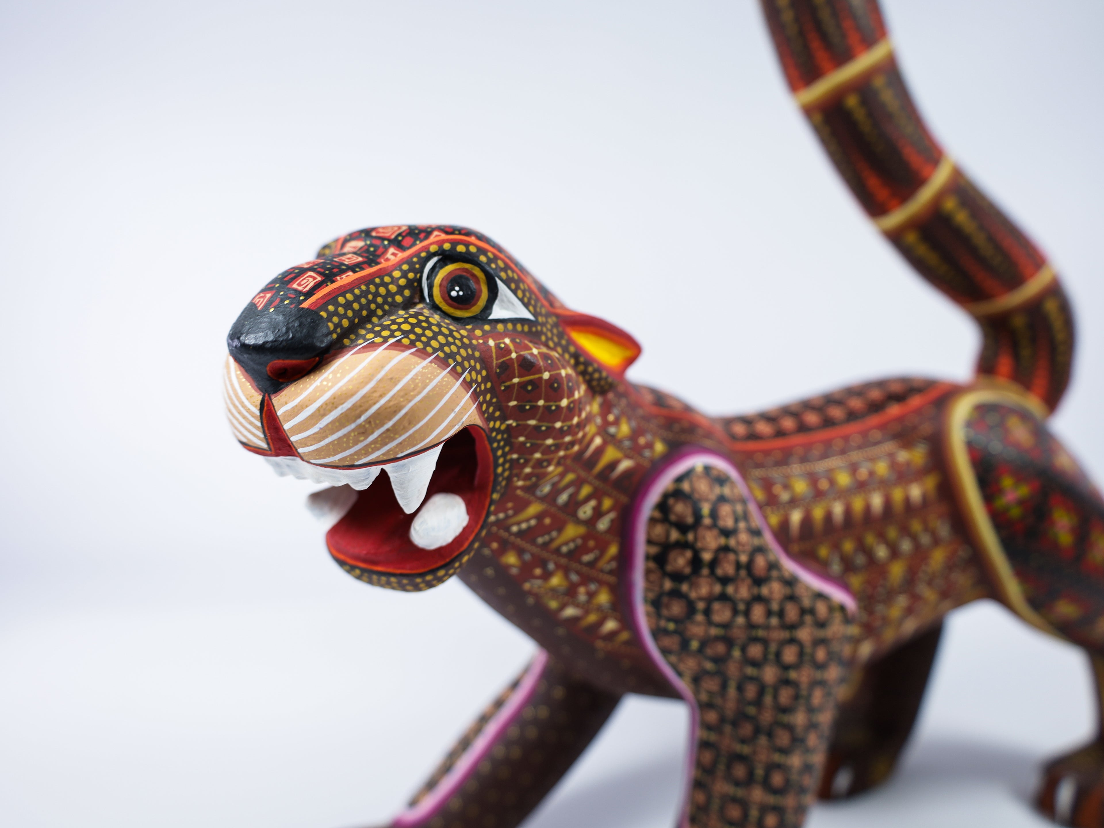 Jaguar Alebrije Oaxacan Wood Carving