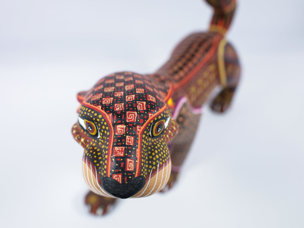 Jaguar Alebrije Oaxacan Wood Carving