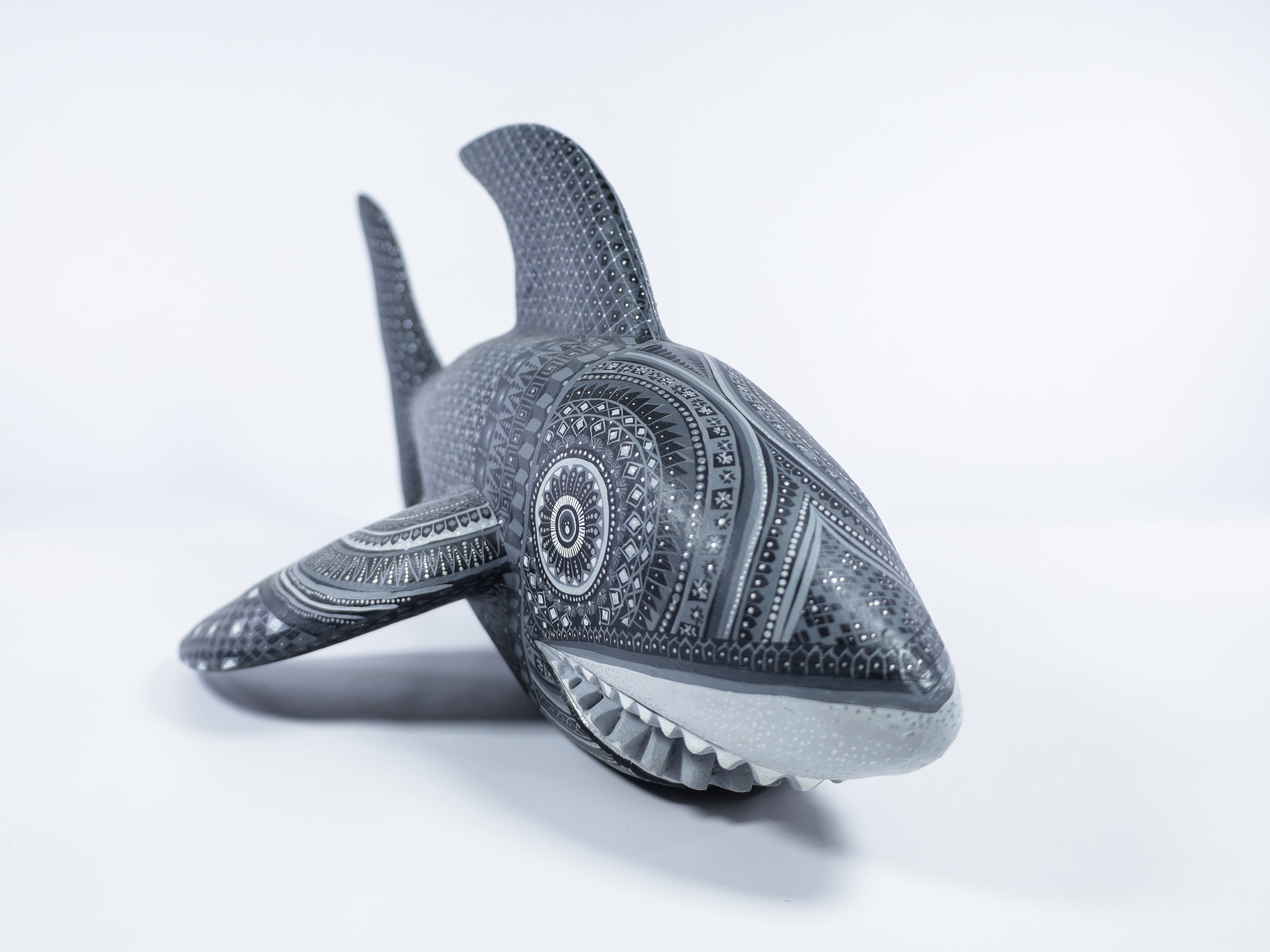 Shark Alebrije Oaxacan Wood Carving