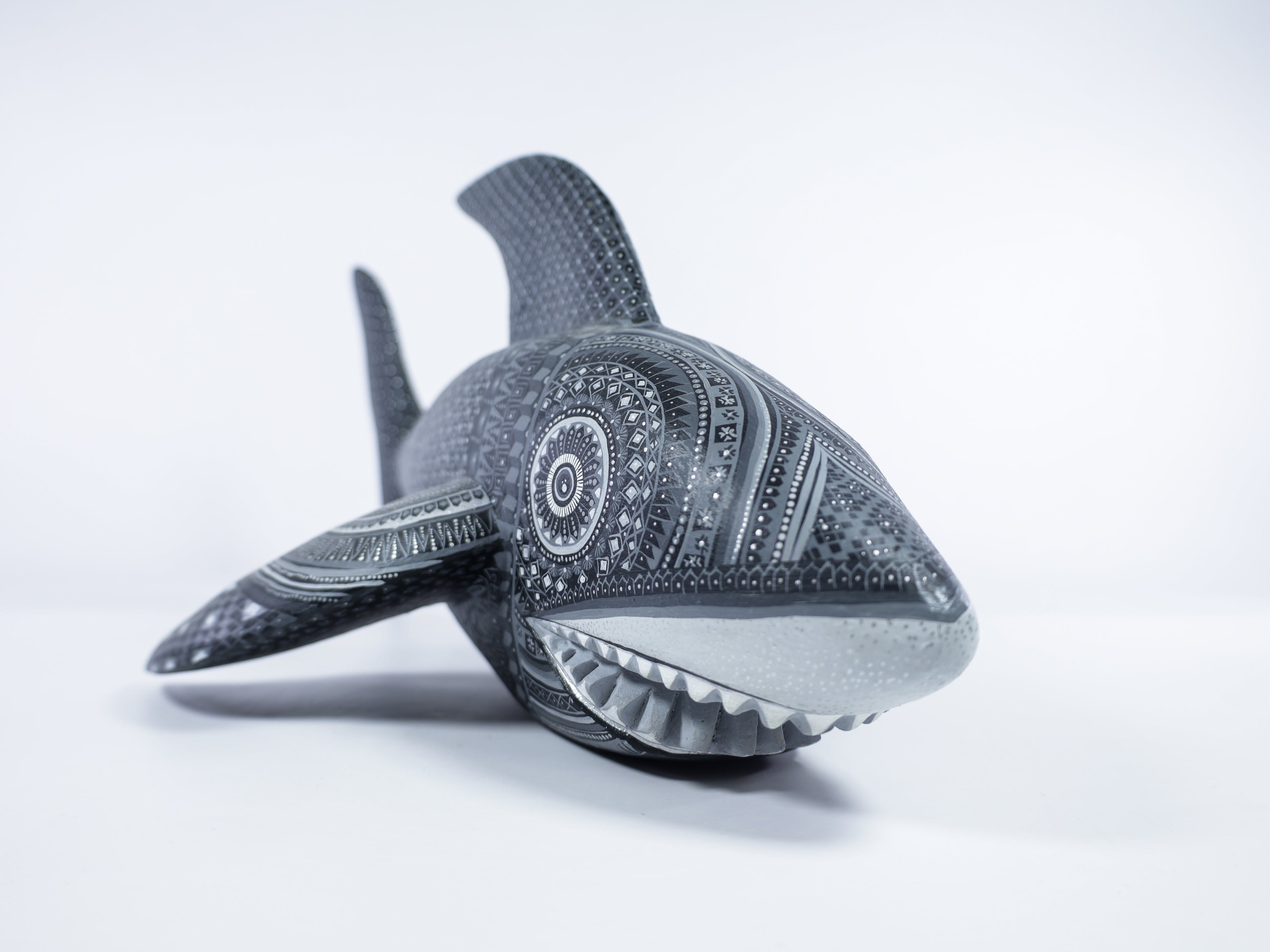 Shark Alebrije Oaxacan Wood Carving