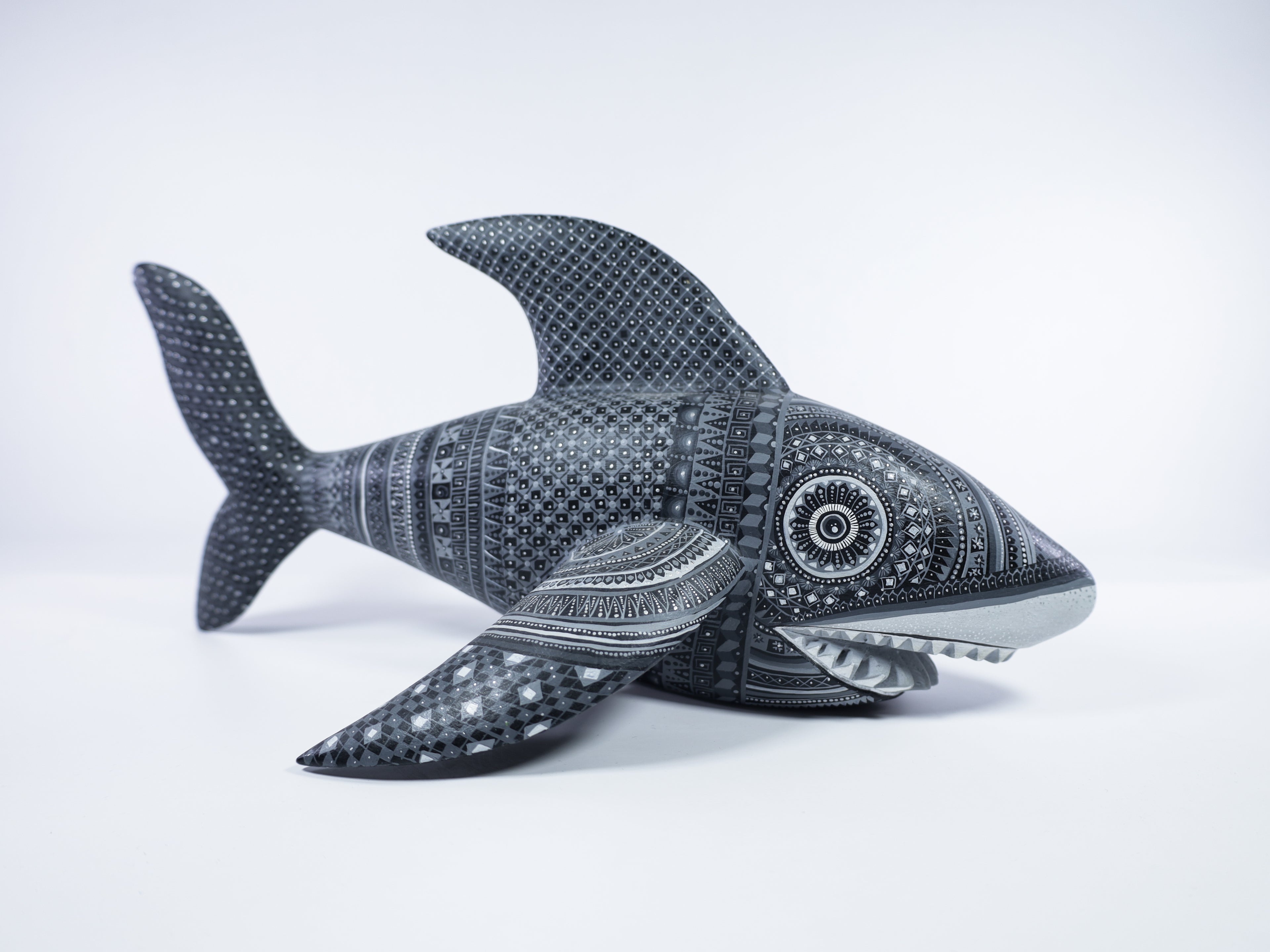 Shark Alebrije Oaxacan Wood Carving