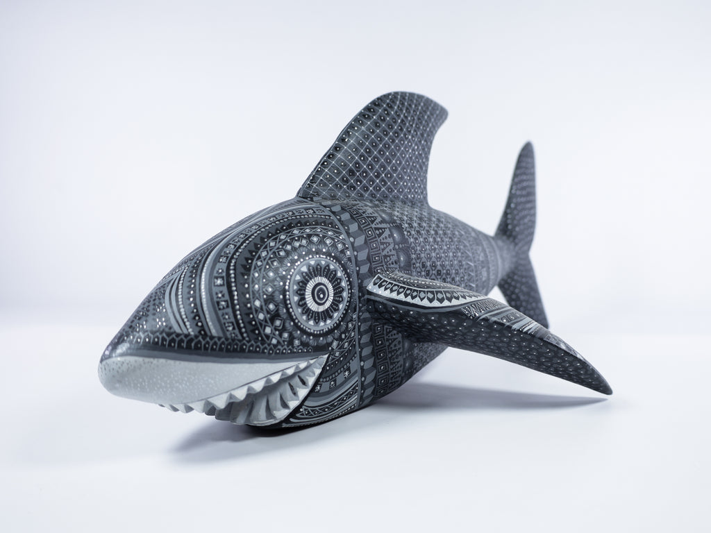 Shark Alebrije Oaxacan Wood Carving