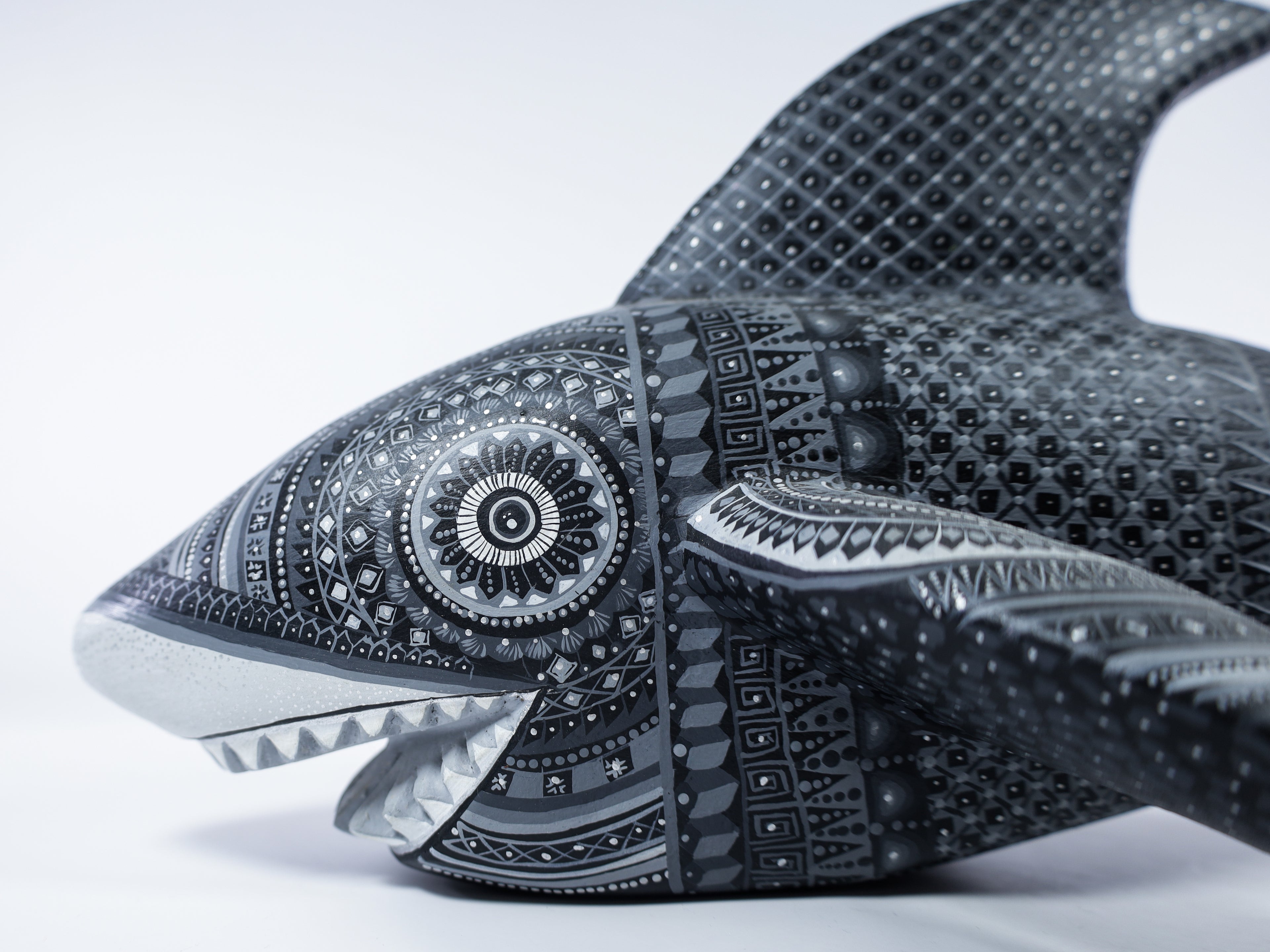 Shark Alebrije Oaxacan Wood Carving