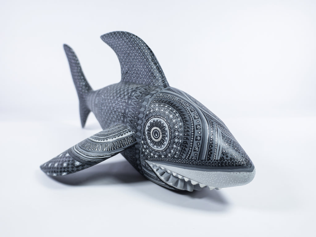 Shark Alebrije Oaxacan Wood Carving