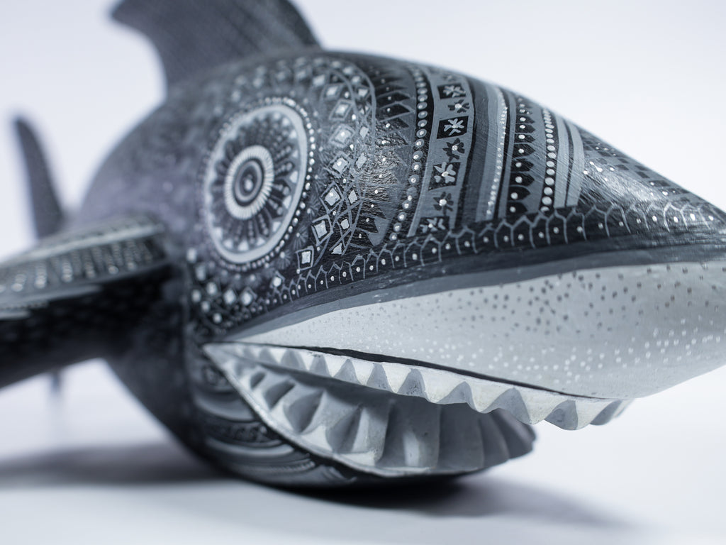 Shark Alebrije Oaxacan Wood Carving