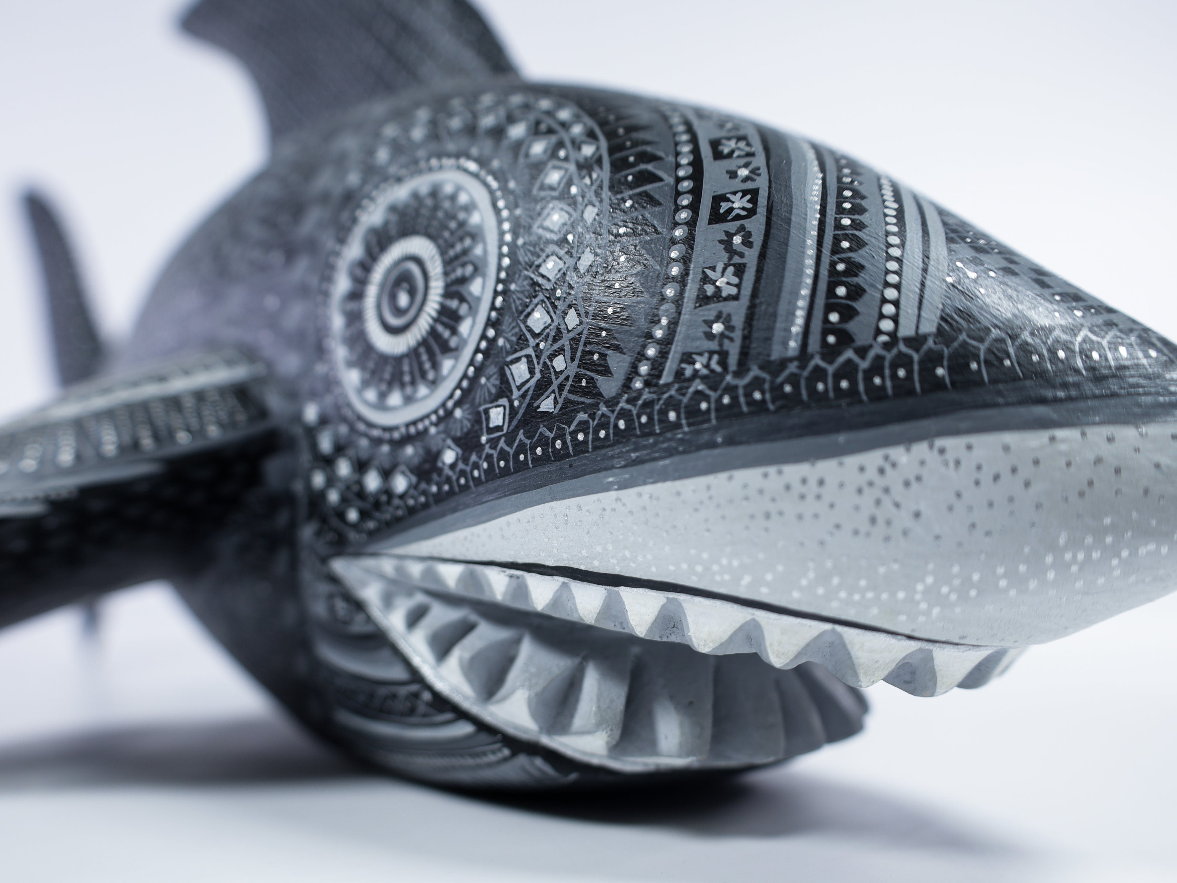 Shark Alebrije Oaxacan Wood Carving