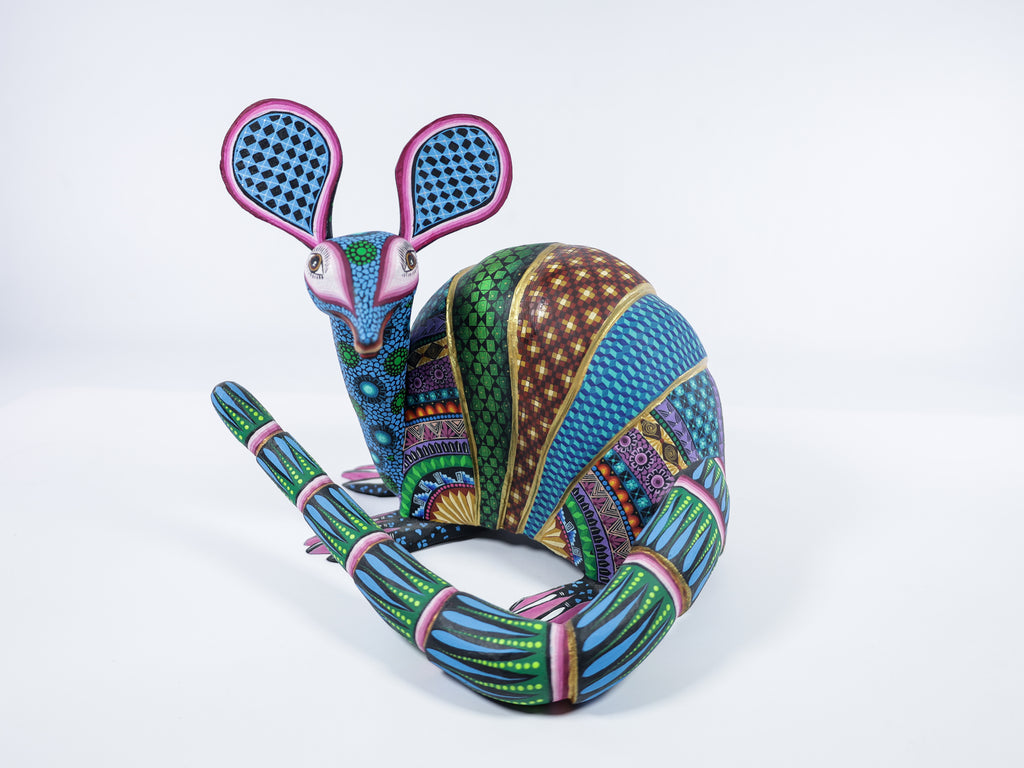 Armadillo Alebrije Oaxacan Wood Carving