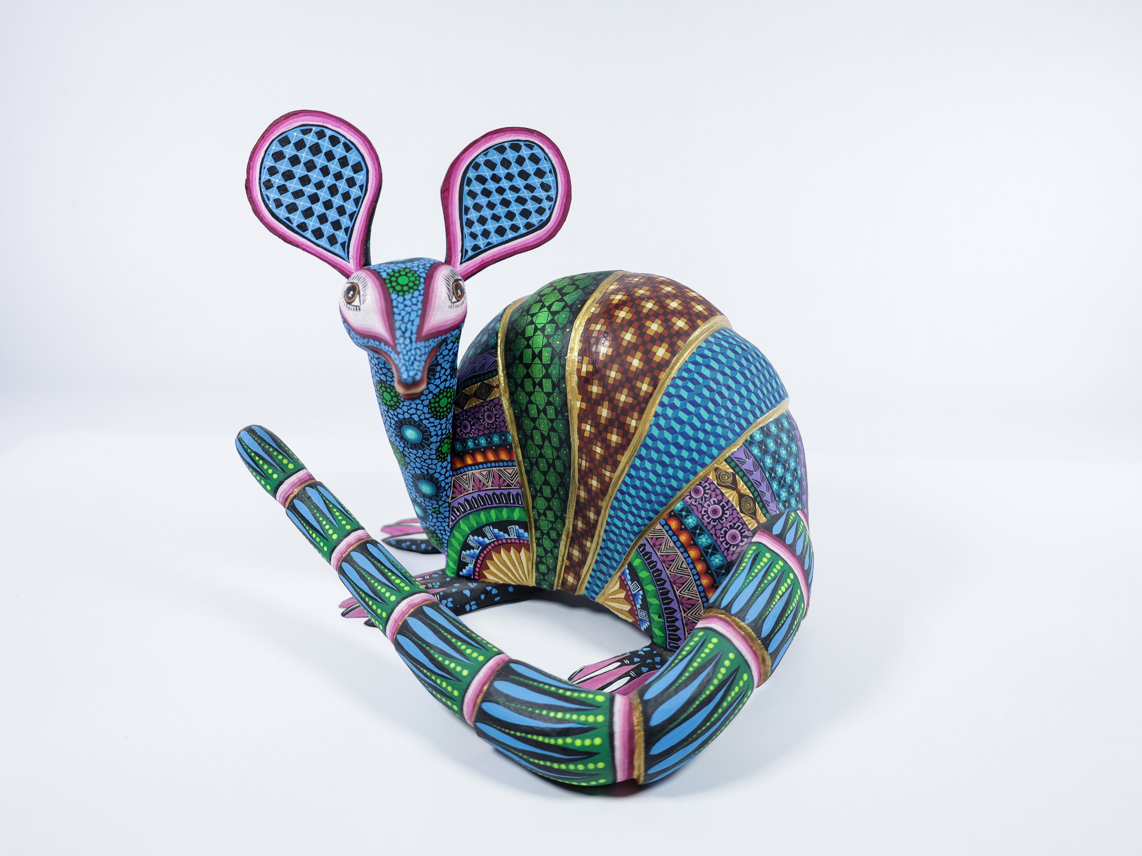 Armadillo Alebrije Oaxacan Wood Carving