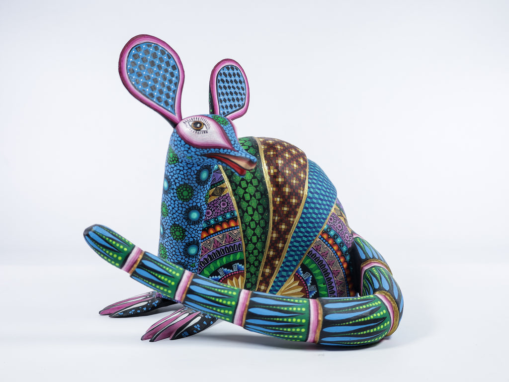 Armadillo Alebrije Oaxacan Wood Carving