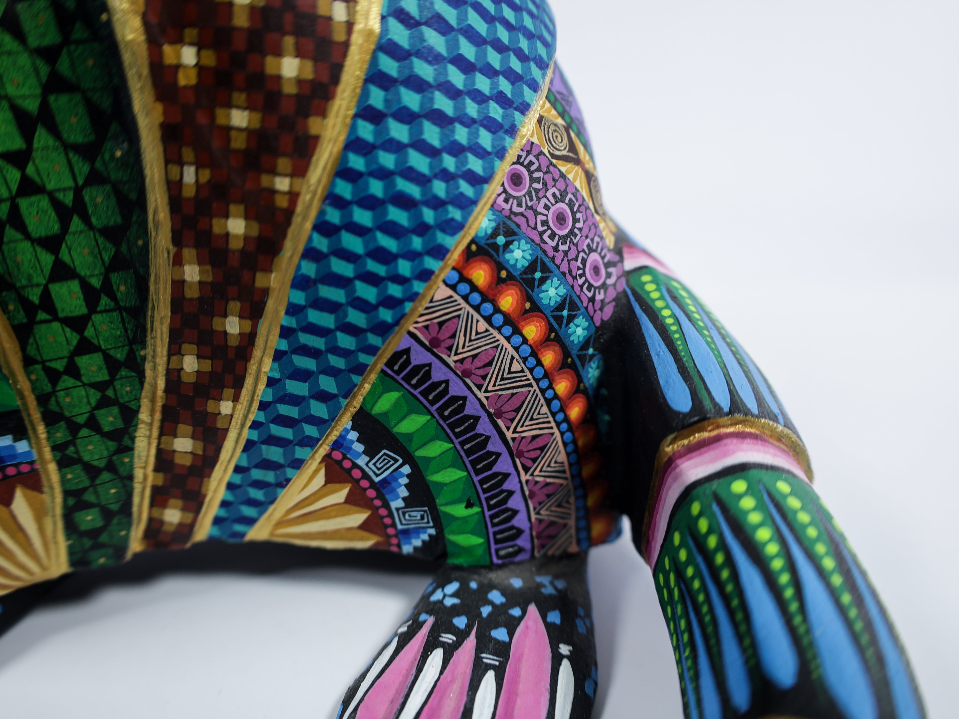 Armadillo Alebrije Oaxacan Wood Carving