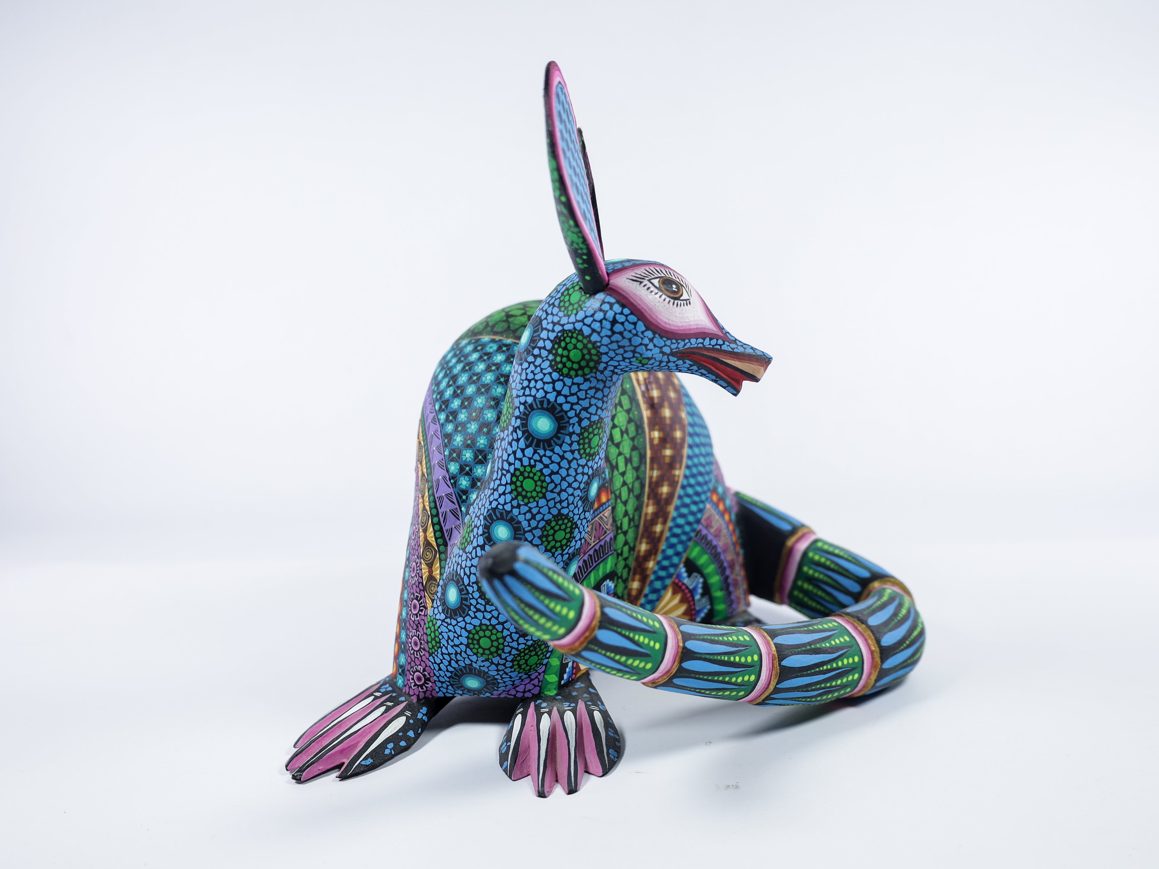 Armadillo Alebrije Oaxacan Wood Carving