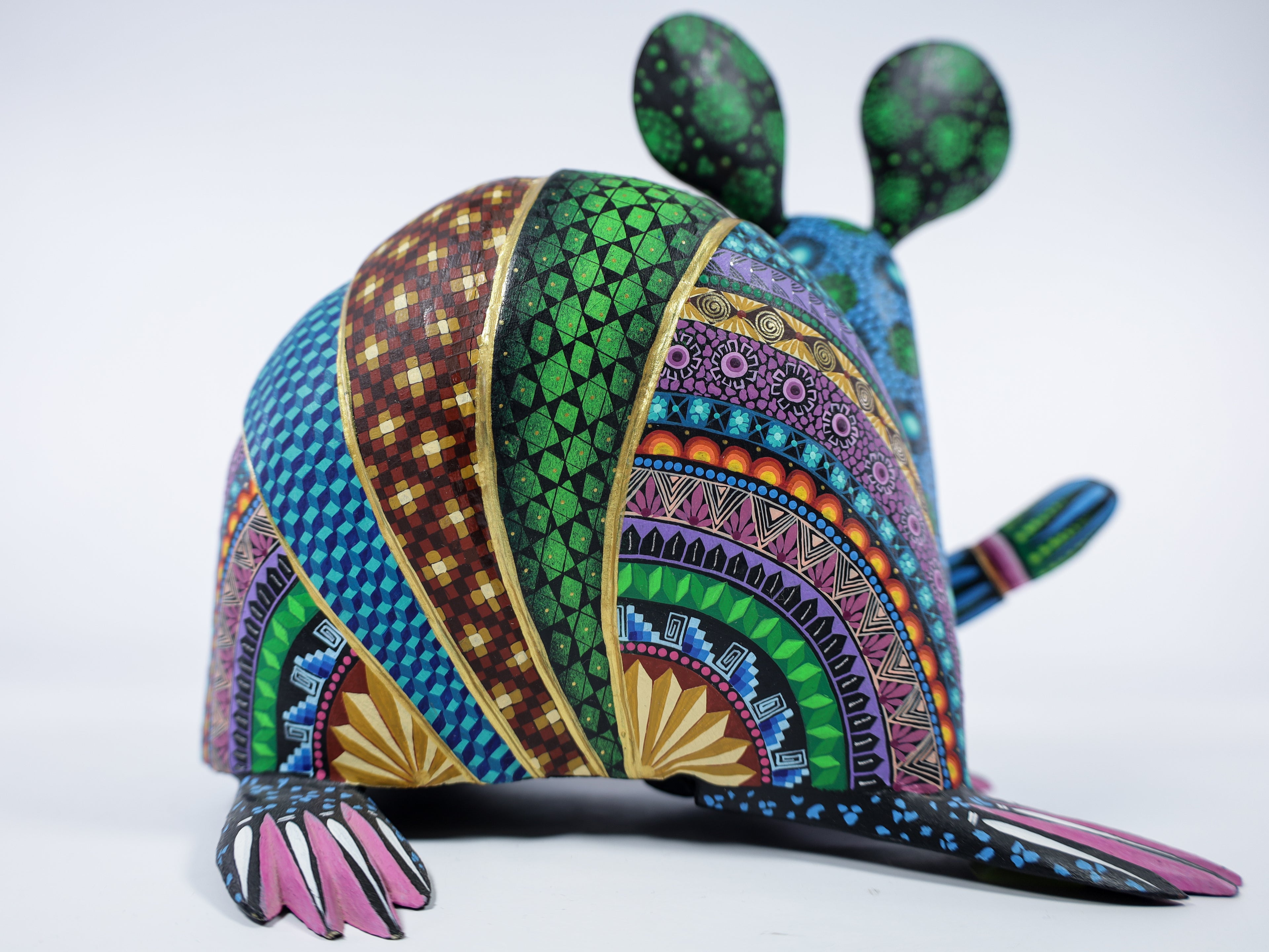 Armadillo Alebrije Oaxacan Wood Carving