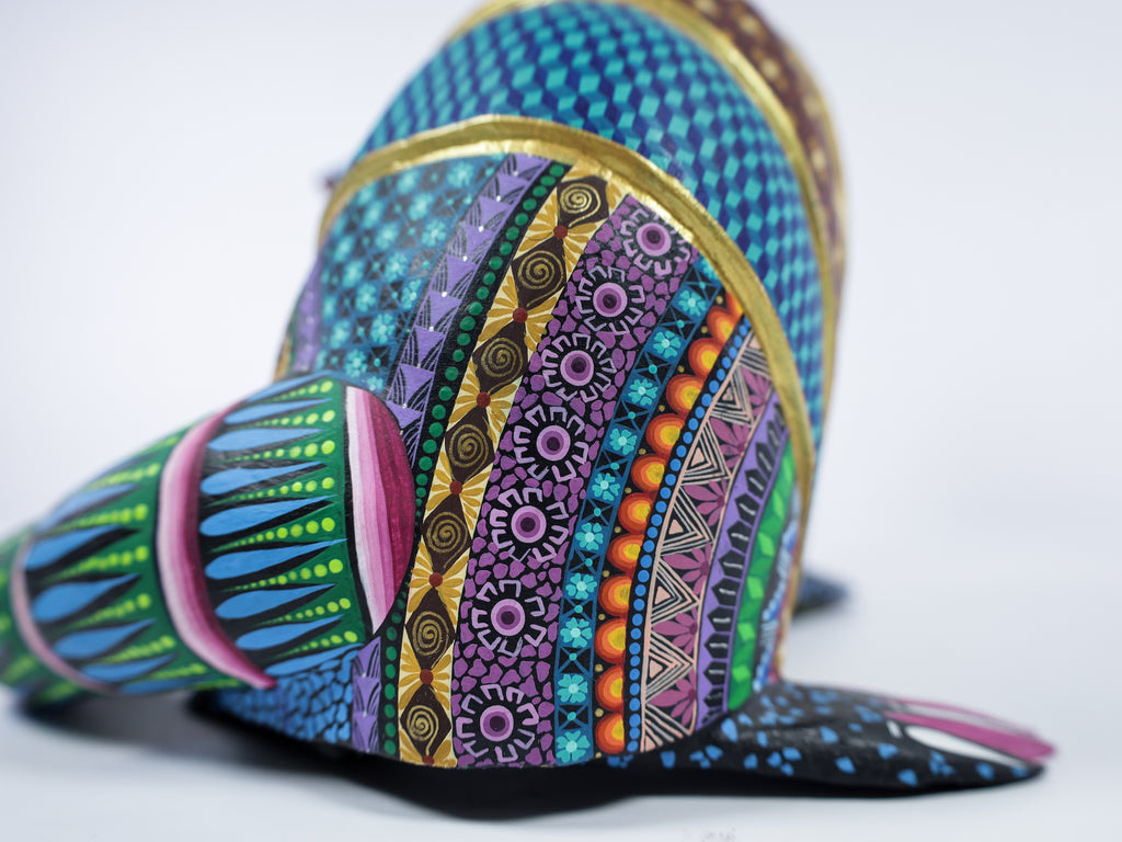 Armadillo Alebrije Oaxacan Wood Carving