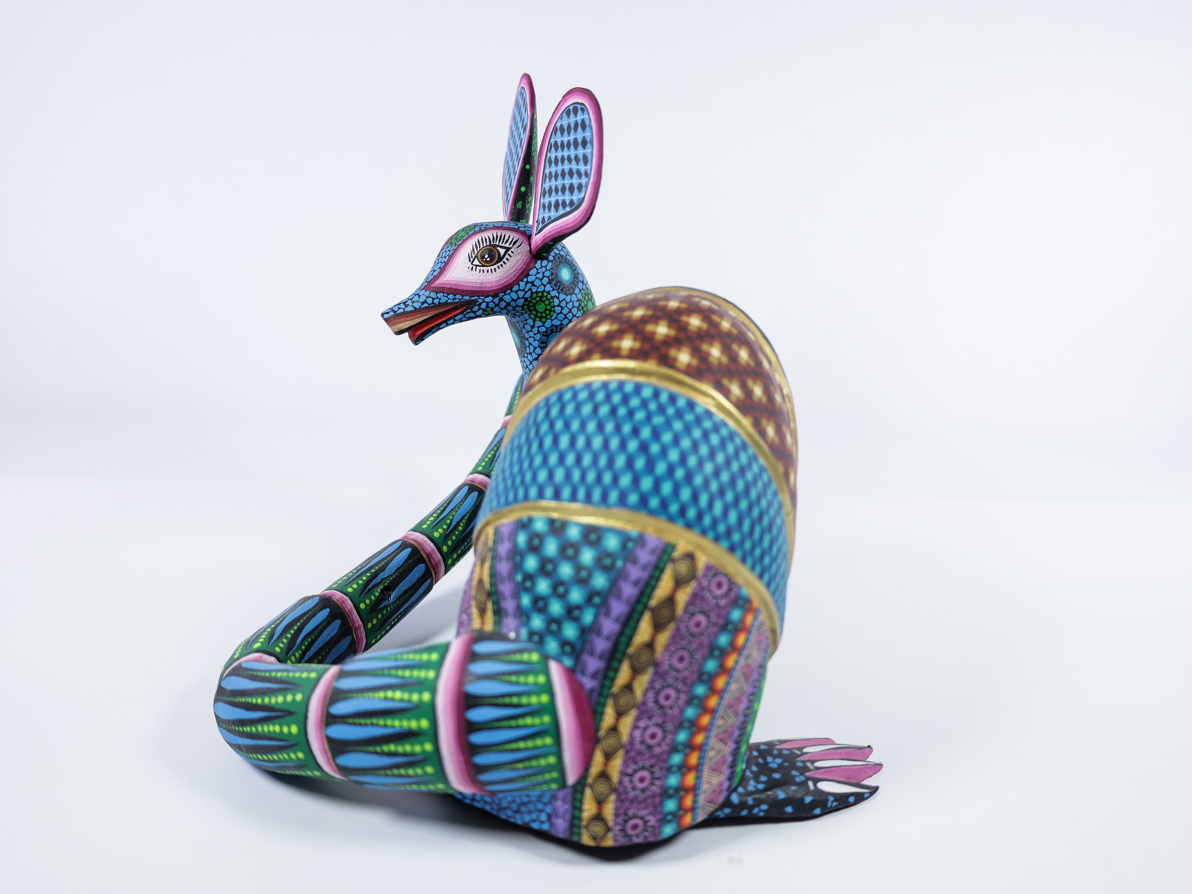 Armadillo Alebrije Oaxacan Wood Carving