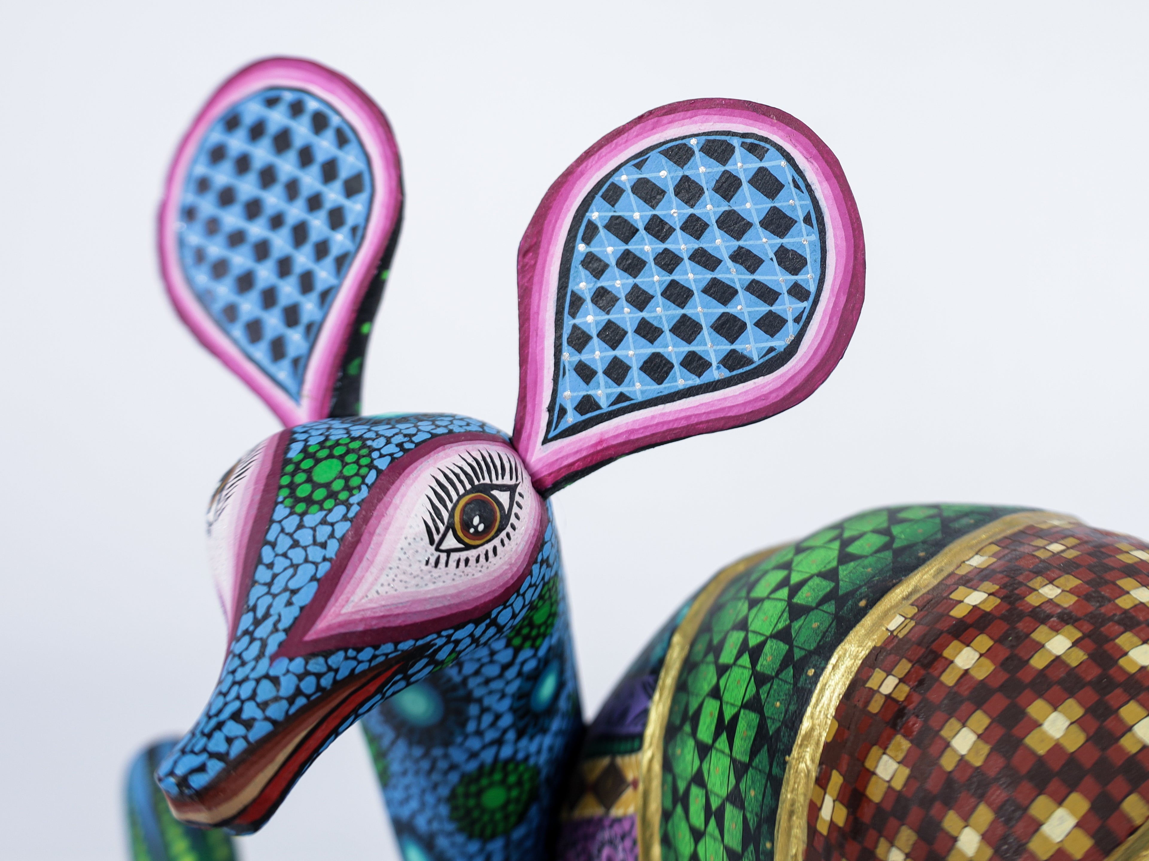 Armadillo Alebrije Oaxacan Wood Carving