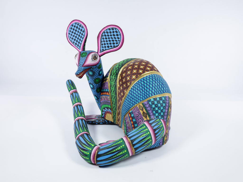 Armadillo Alebrije Oaxacan Wood Carving