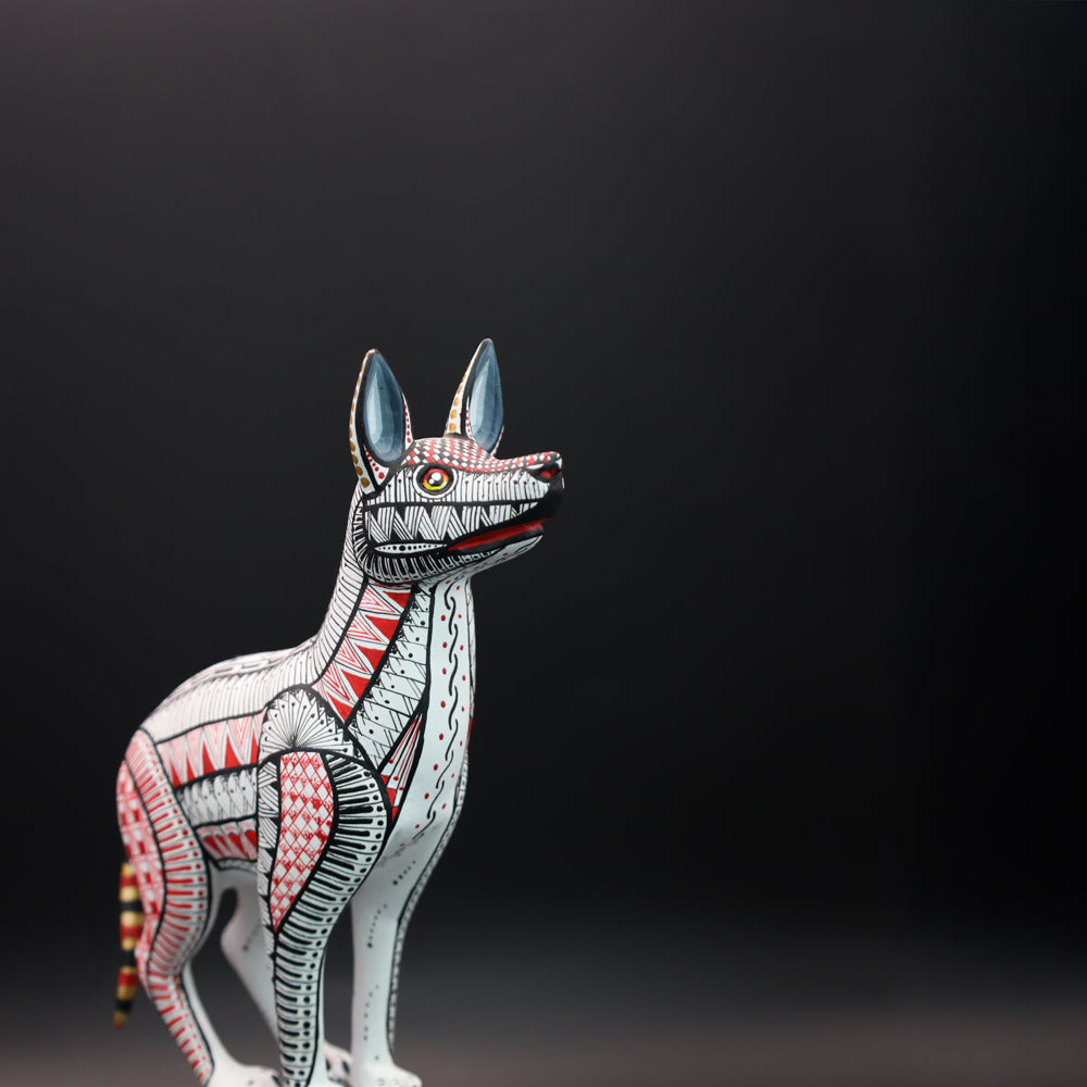 Xoloitzcuintle Alebrije Oaxacan Wood Carving